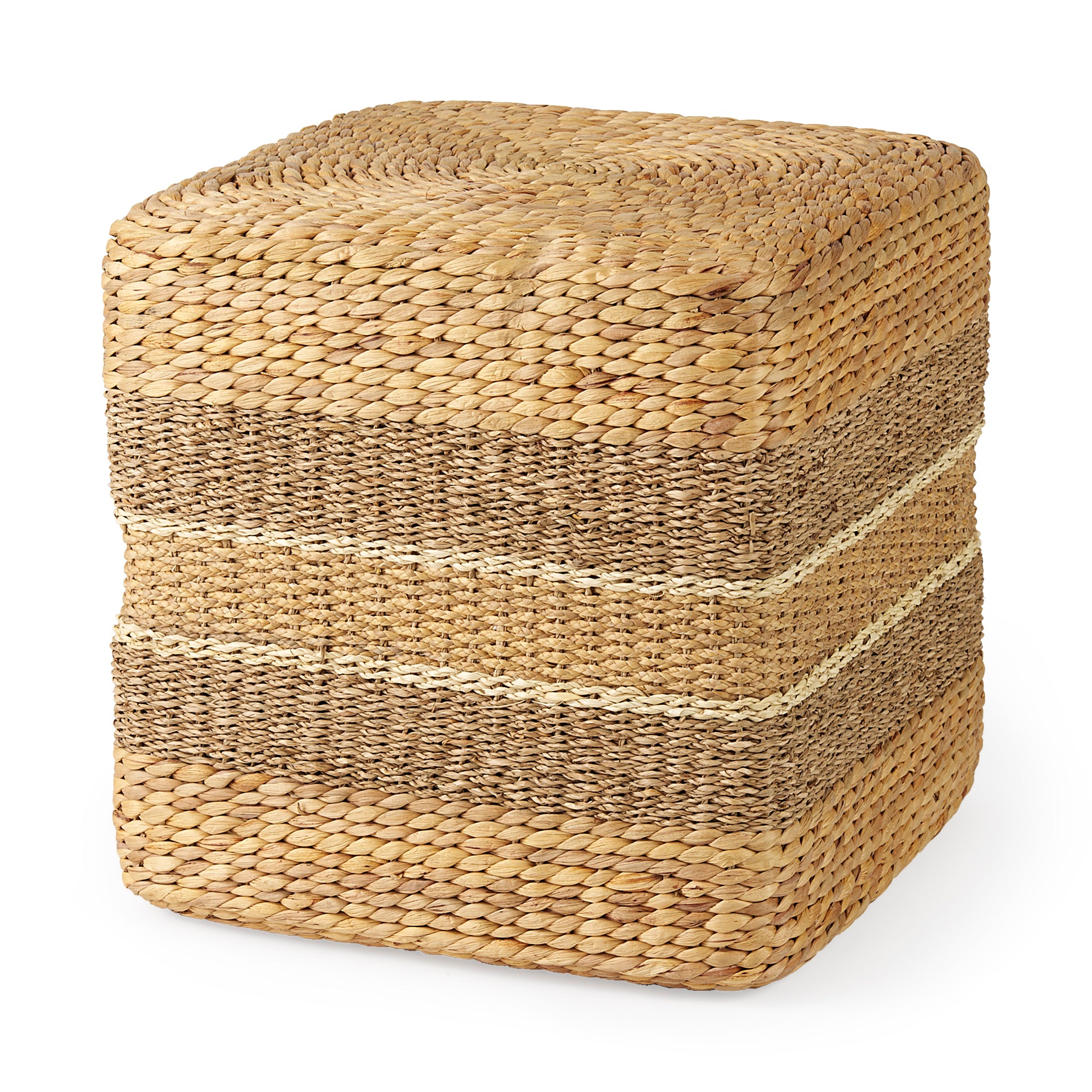 Maya Light Brown with Medium Brown Stripes Seagrass Square Pouf Poufs Mercana , Black Friday Sale Mercana Furniture Sale, Old Bones Co, Mid Century Furniture Sale, Four Hands Furniture, Black Friday Sale Maya Light Brown with Medium Brown Stripes Seagrass Square Pouf,Gus Sale, Perigold Maya Light Brown with Medium Brown Stripes Seagrass Square Pouf Poufs Black Friday Sale , Perigold Sale Maya Light Brown with Medium Brown Stripes Seagrass Square Pouf,Maya Light Brown with Medium Brown Stripes Seagrass Squar