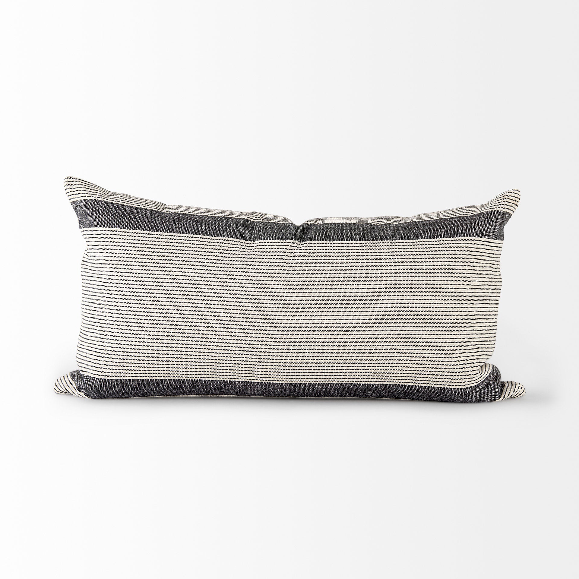 Nancy Beige With Black Stripe Detail Decorative Pillow Cover