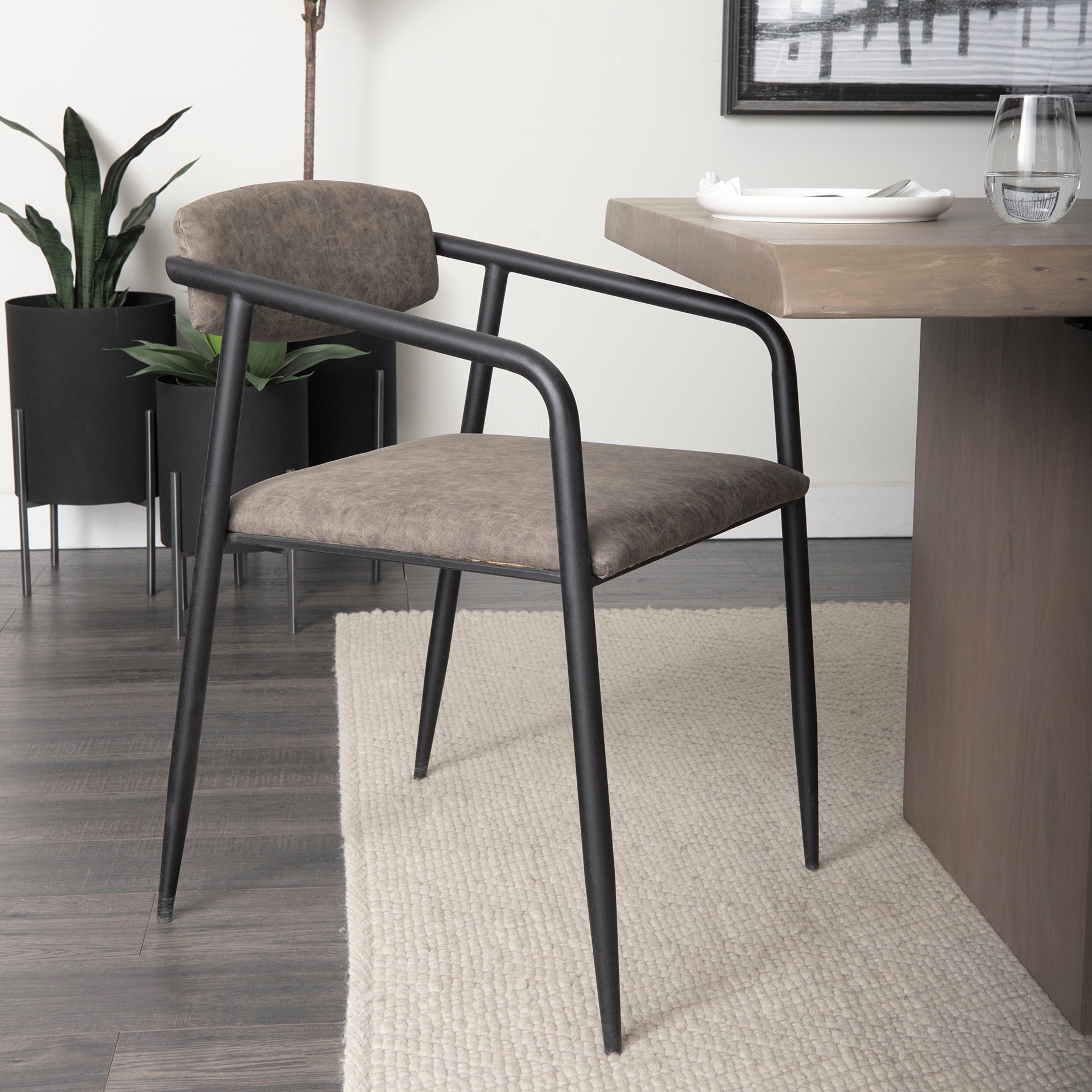 Langston Brown Faux-Leather Seat Black Iron Frame Dining Chair Dining Chairs Mercana , Black Friday Sale Mercana Furniture Sale, Old Bones Co, Mid Century Furniture Sale, Four Hands Furniture, Black Friday Sale Langston Brown Faux-Leather Seat Black Iron Frame Dining Chair,Gus Sale, Perigold Langston Brown Faux-Leather Seat Black Iron Frame Dining Chair Dining Chairs Black Friday Sale , Perigold Sale Langston Brown Faux-Leather Seat Black Iron Frame Dining Chair,Langston Brown Faux-Leather Seat Black Iron F