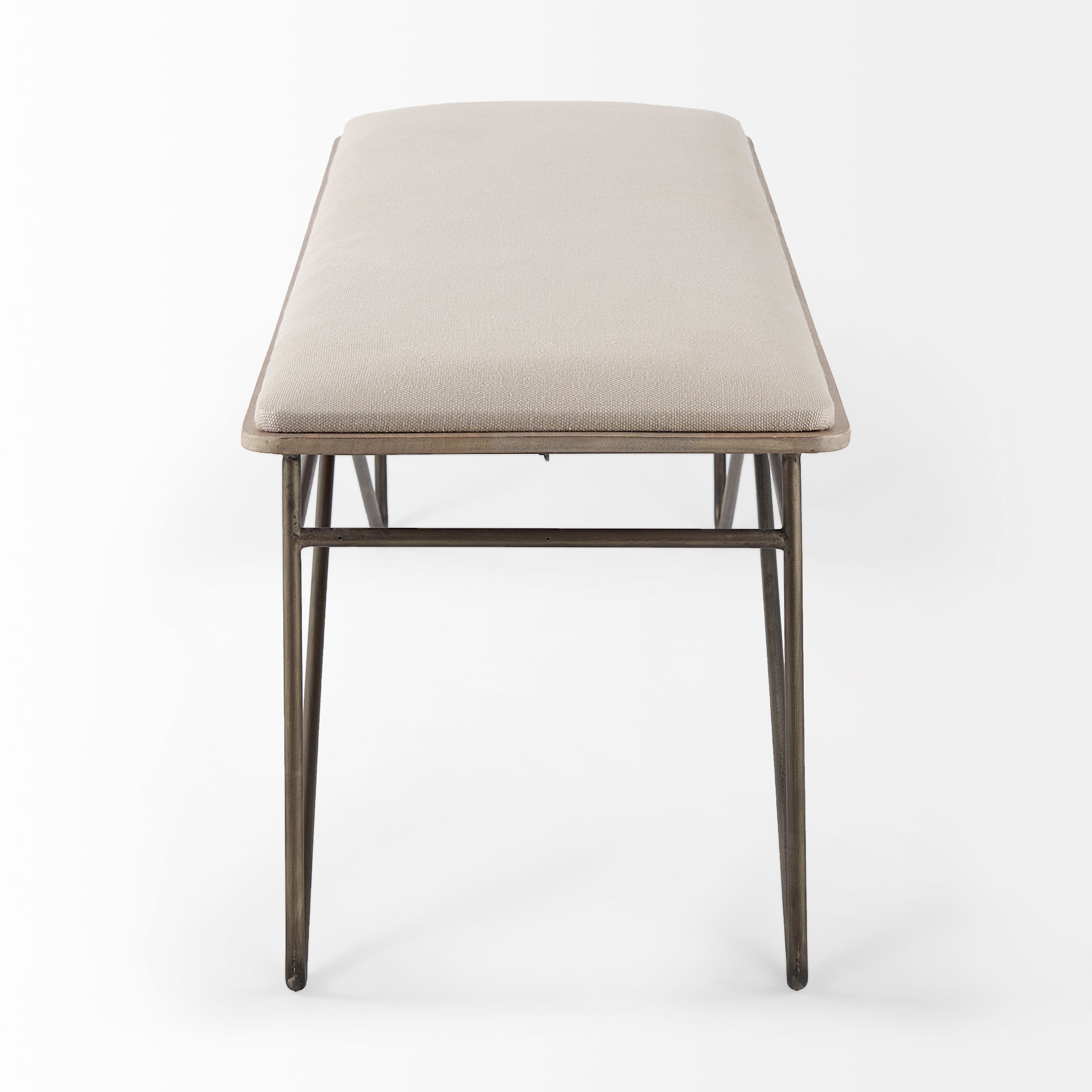 Camille Cream Fabric Seat with Metal Frame Bench Benches Mercana , Black Friday Sale Mercana Furniture Sale, Old Bones Co, Mid Century Furniture Sale, Four Hands Furniture, Black Friday Sale Camille Cream Fabric Seat with Metal Frame Bench,Gus Sale, Perigold Camille Cream Fabric Seat with Metal Frame Bench Benches Black Friday Sale , Perigold Sale Camille Cream Fabric Seat with Metal Frame Bench,Camille Cream Fabric Seat with Metal Frame Bench Lulu and Georgia, Burke Decor Sale Camille Cream Fabric Seat wit
