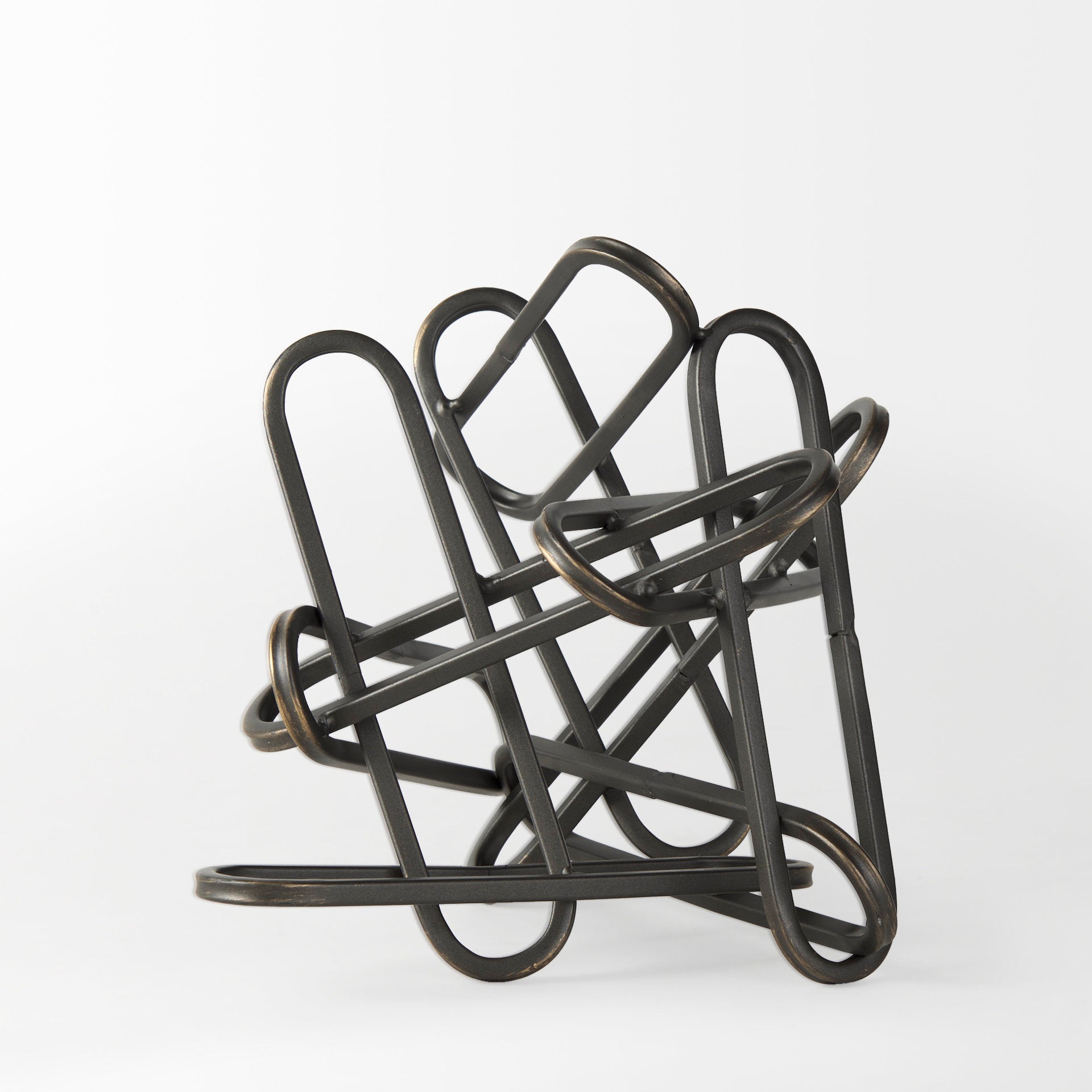 Henderson Black Metal Paperclip Decorative Object