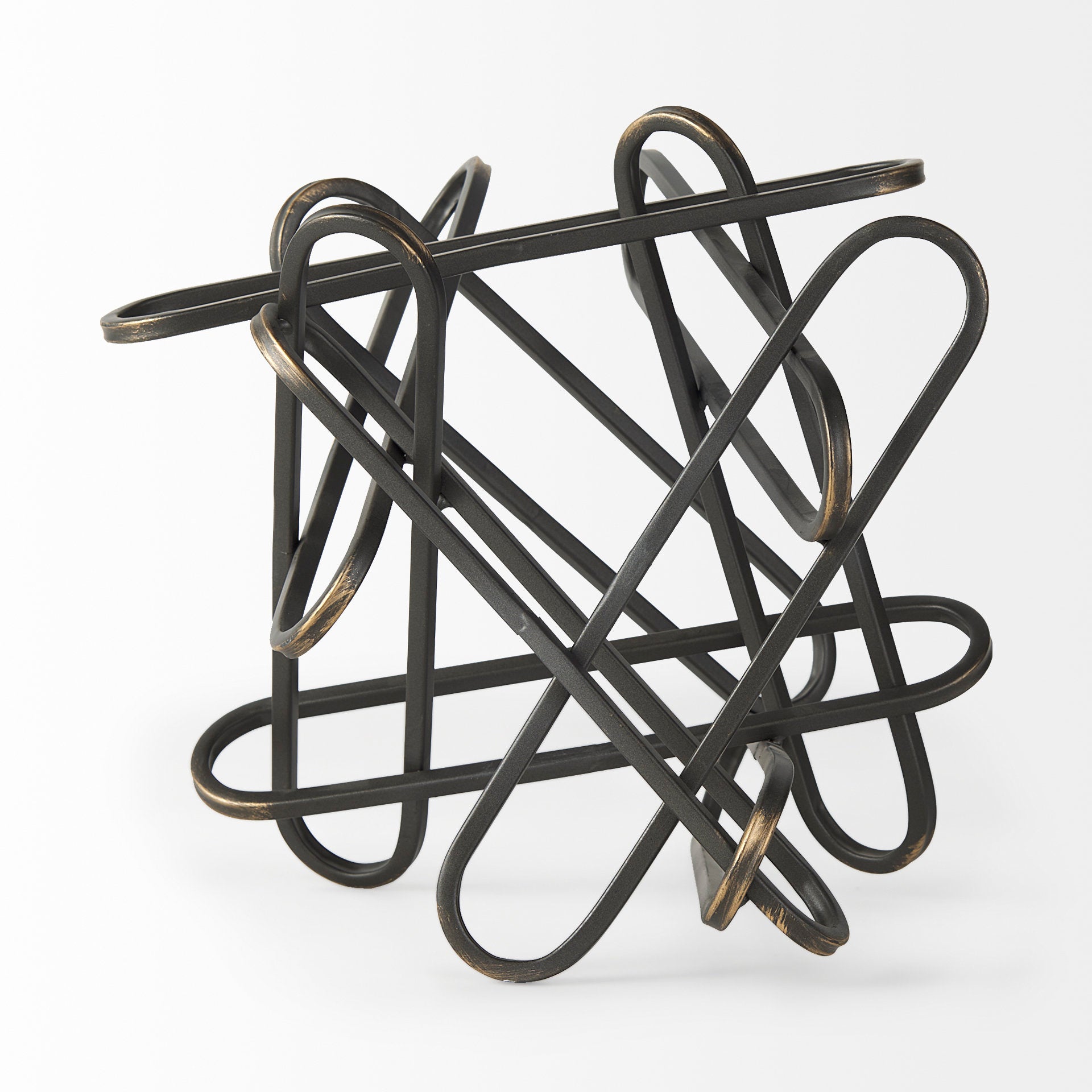 Henderson Black Metal Paperclip Decorative Object