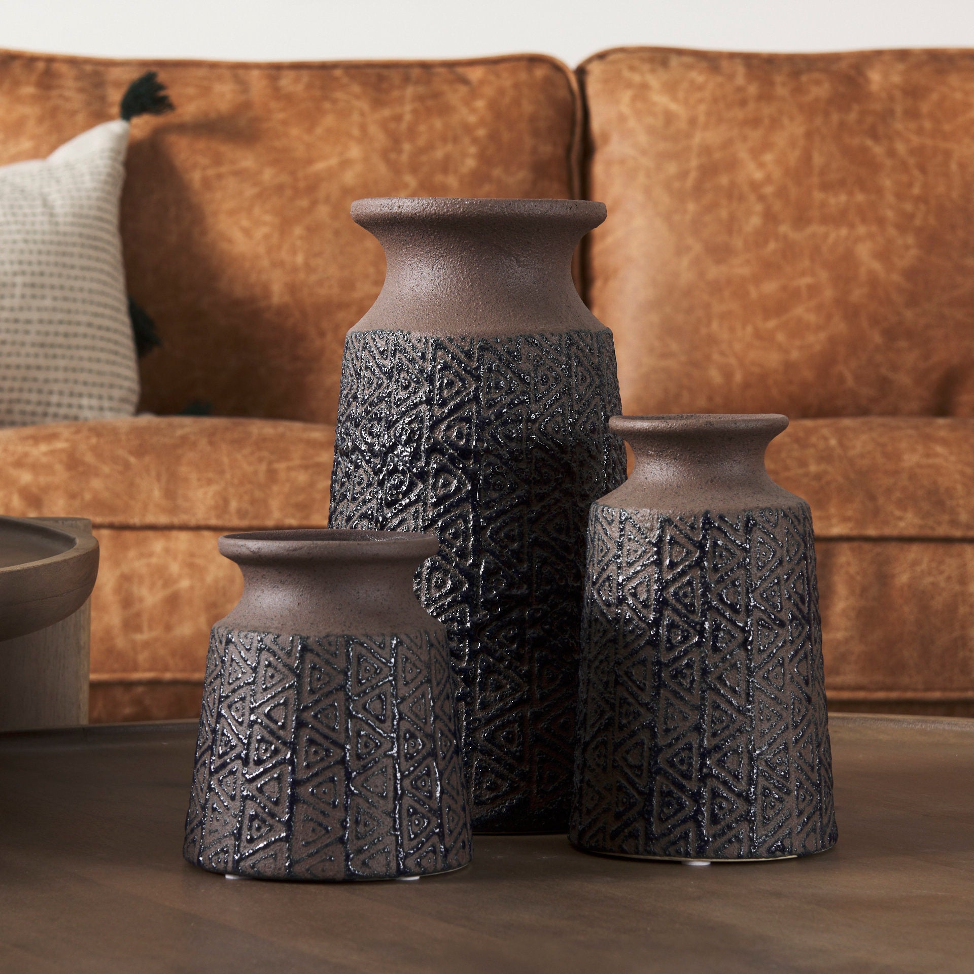 Sefina II Medium Brown with Black Patterned Ceramic Vase Vases Mercana , Black Friday Sale Mercana Furniture Sale, Old Bones Co, Mid Century Furniture Sale, Four Hands Furniture, Black Friday Sale Sefina II Medium Brown with Black Patterned Ceramic Vase,Gus Sale, Perigold Sefina II Medium Brown with Black Patterned Ceramic Vase Vases Black Friday Sale , Perigold Sale Sefina II Medium Brown with Black Patterned Ceramic Vase,Sefina II Medium Brown with Black Patterned Ceramic Vase Lulu and Georgia, Burke Deco