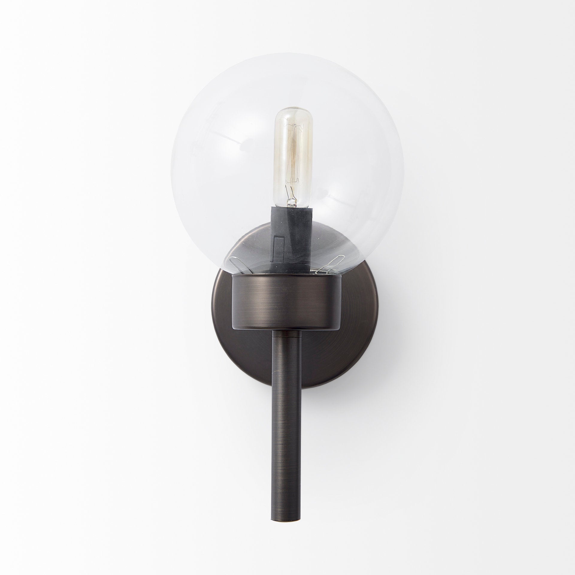 Boltern Glass Globe Wall Sconce
