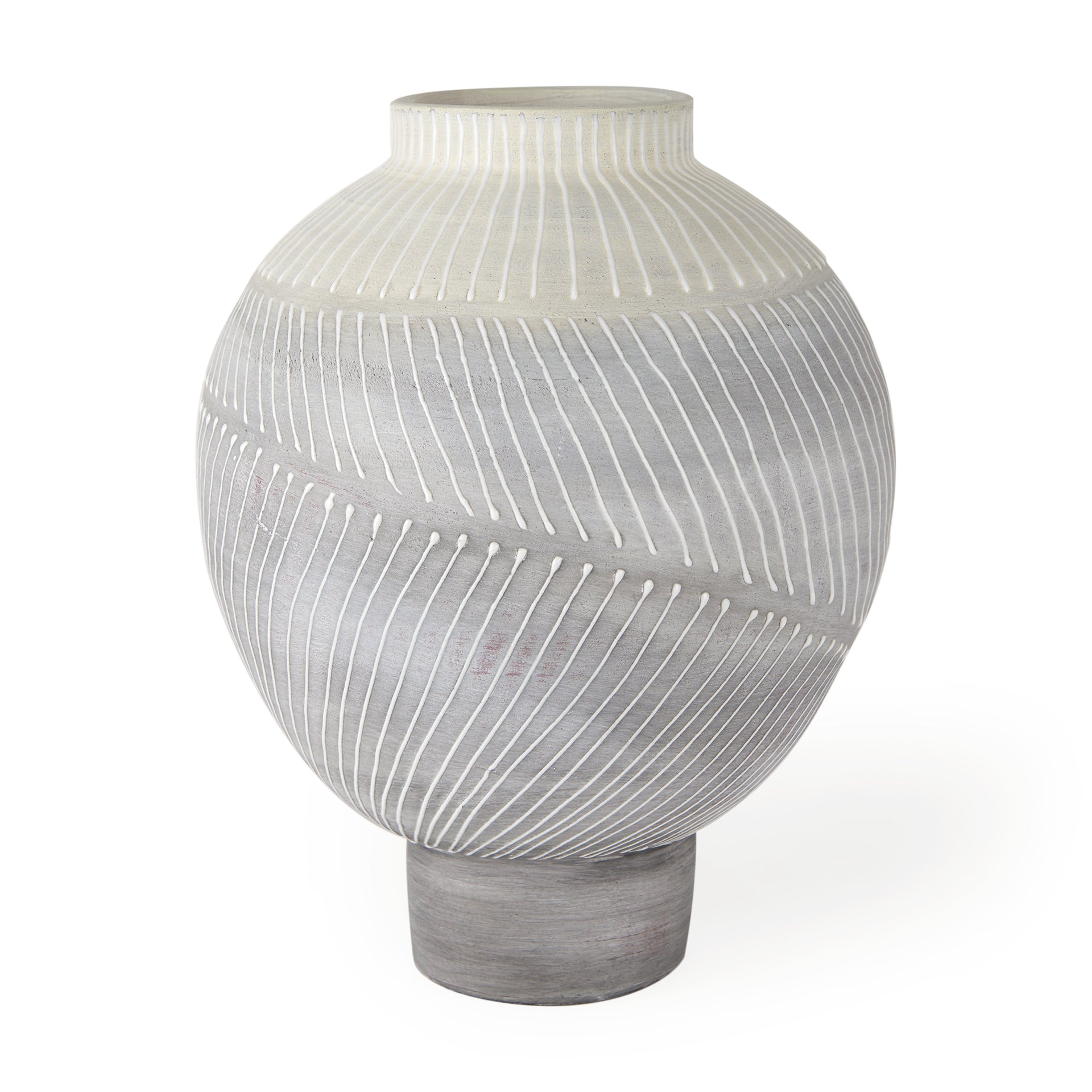 Blume Off-White with Gray Textured Vase Vases Mercana , Black Friday Sale Mercana Furniture Sale, Old Bones Co, Mid Century Furniture Sale, Four Hands Furniture, Black Friday Sale Blume Off-White with Gray Textured Vase,Gus Sale, Perigold Blume Off-White with Gray Textured Vase Vases Black Friday Sale , Perigold Sale Blume Off-White with Gray Textured Vase,Blume Off-White with Gray Textured Vase Lulu and Georgia, Burke Decor Sale Blume Off-White with Gray Textured Vase, www.oldbonesco.com