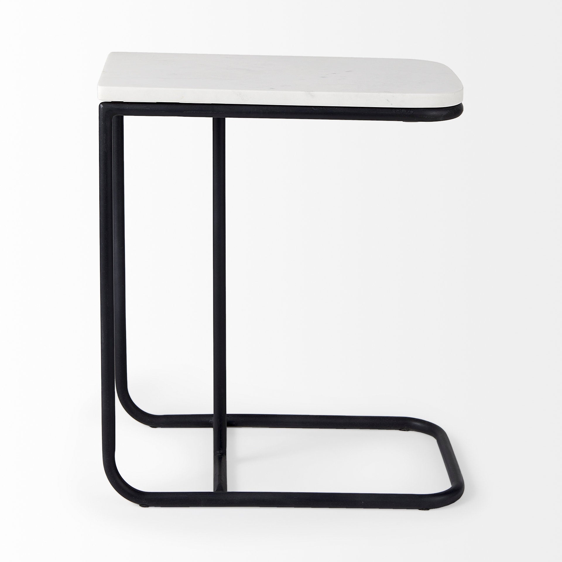 Kyra White Marble Top with Black Iron Frame C-Shaped End and Side Table Side & End Tables Mercana , Black Friday Sale Mercana Furniture Sale, Old Bones Co, Mid Century Furniture Sale, Four Hands Furniture, Black Friday Sale Kyra White Marble Top with Black Iron Frame C-Shaped End and Side Table,Gus Sale, Perigold Kyra White Marble Top with Black Iron Frame C-Shaped End and Side Table Side & End Tables Black Friday Sale , Perigold Sale Kyra White Marble Top with Black Iron Frame C-Shaped End and Side Table,K