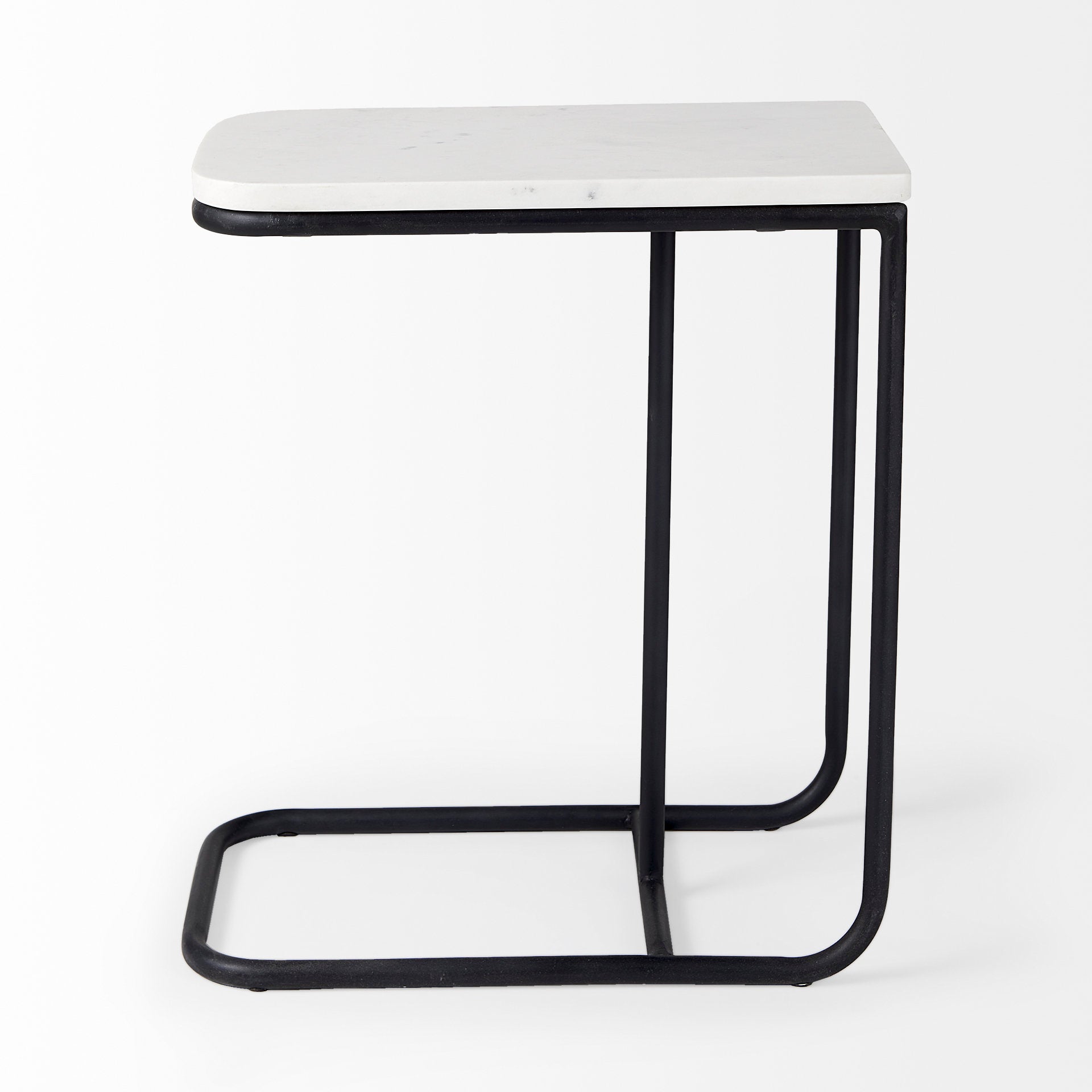 Kyra White Marble Top with Black Iron Frame C-Shaped End and Side Table Side & End Tables Mercana , Black Friday Sale Mercana Furniture Sale, Old Bones Co, Mid Century Furniture Sale, Four Hands Furniture, Black Friday Sale Kyra White Marble Top with Black Iron Frame C-Shaped End and Side Table,Gus Sale, Perigold Kyra White Marble Top with Black Iron Frame C-Shaped End and Side Table Side & End Tables Black Friday Sale , Perigold Sale Kyra White Marble Top with Black Iron Frame C-Shaped End and Side Table,K