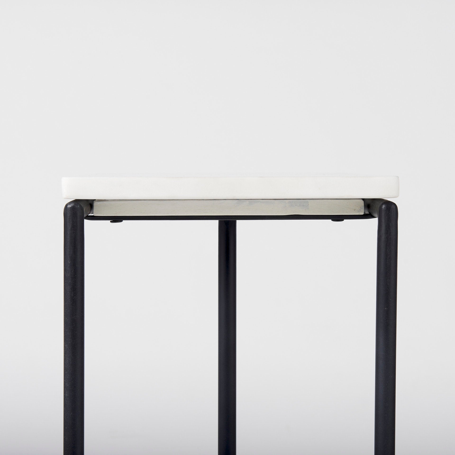 Kyra White Marble Top with Black Iron Frame C-Shaped End and Side Table Side & End Tables Mercana , Black Friday Sale Mercana Furniture Sale, Old Bones Co, Mid Century Furniture Sale, Four Hands Furniture, Black Friday Sale Kyra White Marble Top with Black Iron Frame C-Shaped End and Side Table,Gus Sale, Perigold Kyra White Marble Top with Black Iron Frame C-Shaped End and Side Table Side & End Tables Black Friday Sale , Perigold Sale Kyra White Marble Top with Black Iron Frame C-Shaped End and Side Table,K