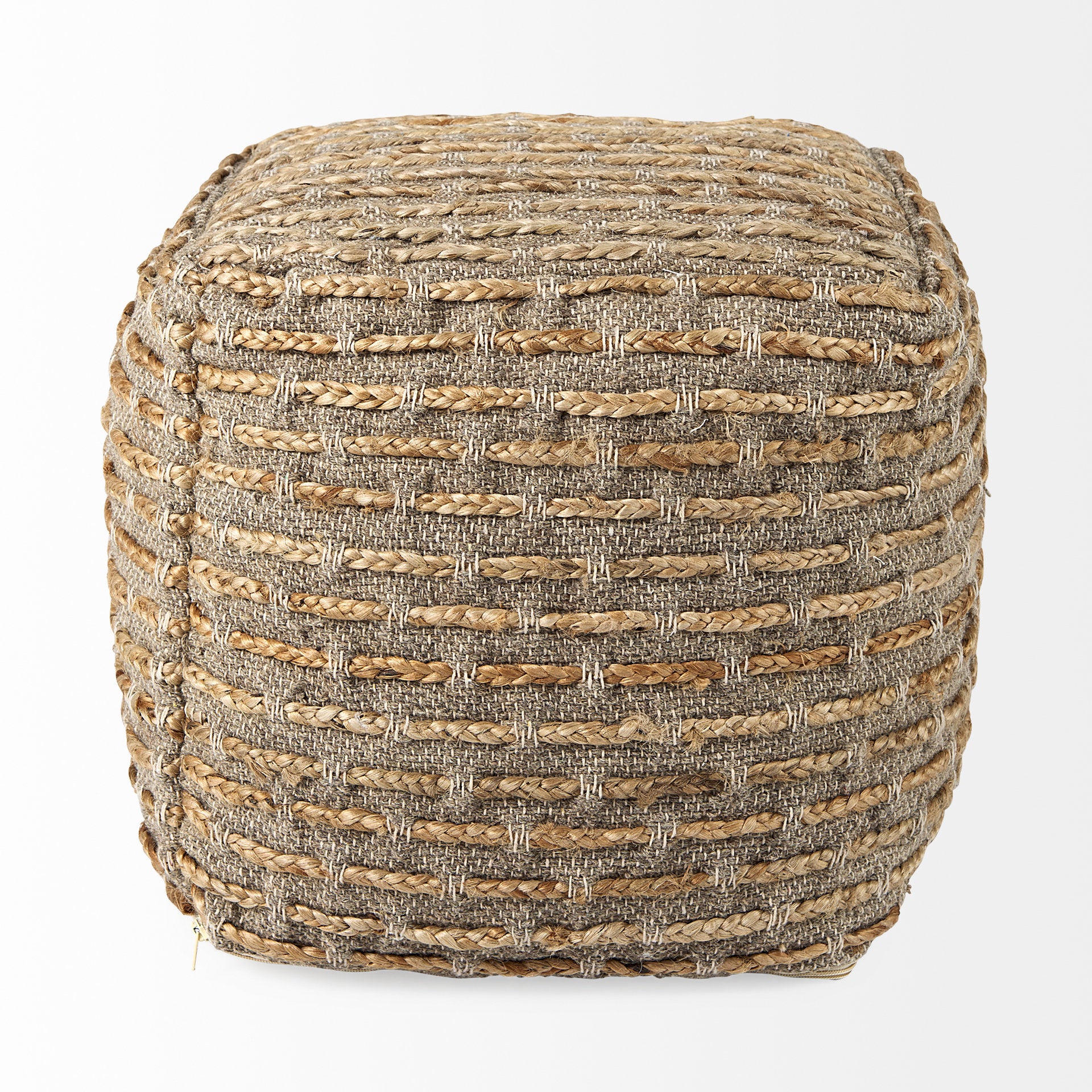 Binita Gray with Brown Hemp Wool and Cotton Pouf Poufs Mercana , Black Friday Sale Mercana Furniture Sale, Old Bones Co, Mid Century Furniture Sale, Four Hands Furniture, Black Friday Sale Binita Gray with Brown Hemp Wool and Cotton Pouf,Gus Sale, Perigold Binita Gray with Brown Hemp Wool and Cotton Pouf Poufs Black Friday Sale , Perigold Sale Binita Gray with Brown Hemp Wool and Cotton Pouf,Binita Gray with Brown Hemp Wool and Cotton Pouf Lulu and Georgia, Burke Decor Sale Binita Gray with Brown Hemp Wool 