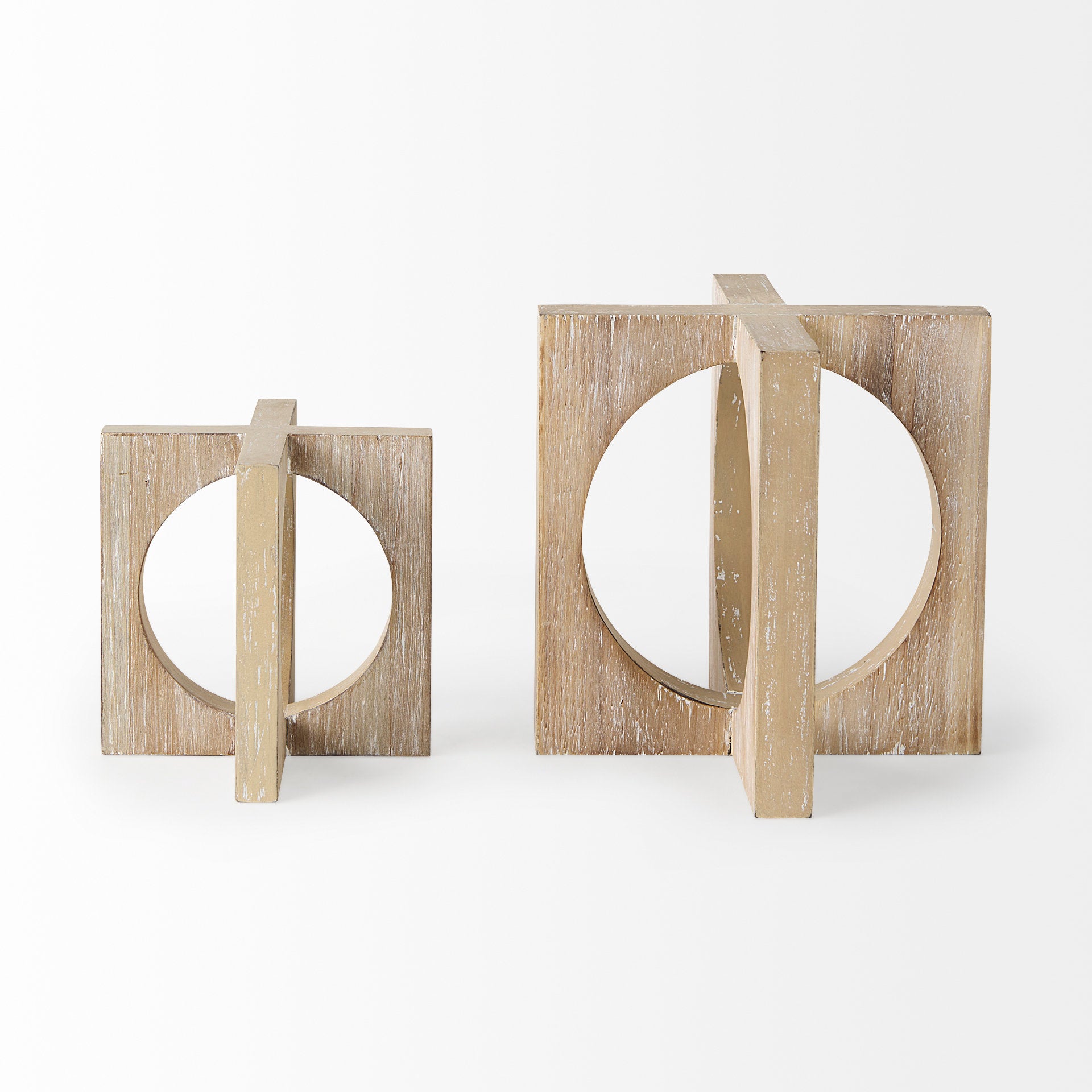 Cambie Light Brown Wood Small Decorative Object