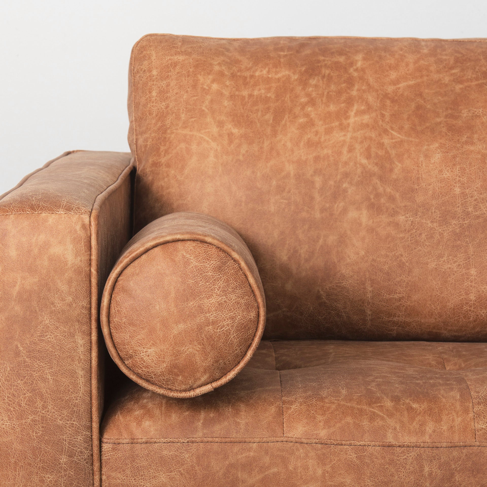 Loretta Cognac Brown Faux Leather with 2-Bolster Cushions 3-Seater Sofa Sofas Mercana , Black Friday Sale Mercana Furniture Sale, Old Bones Co, Mid Century Furniture Sale, Four Hands Furniture, Black Friday Sale Loretta Cognac Brown Faux Leather with 2-Bolster Cushions 3-Seater Sofa,Gus Sale, Perigold Loretta Cognac Brown Faux Leather with 2-Bolster Cushions 3-Seater Sofa Sofas Black Friday Sale , Perigold Sale Loretta Cognac Brown Faux Leather with 2-Bolster Cushions 3-Seater Sofa,Loretta Cognac Brown Faux