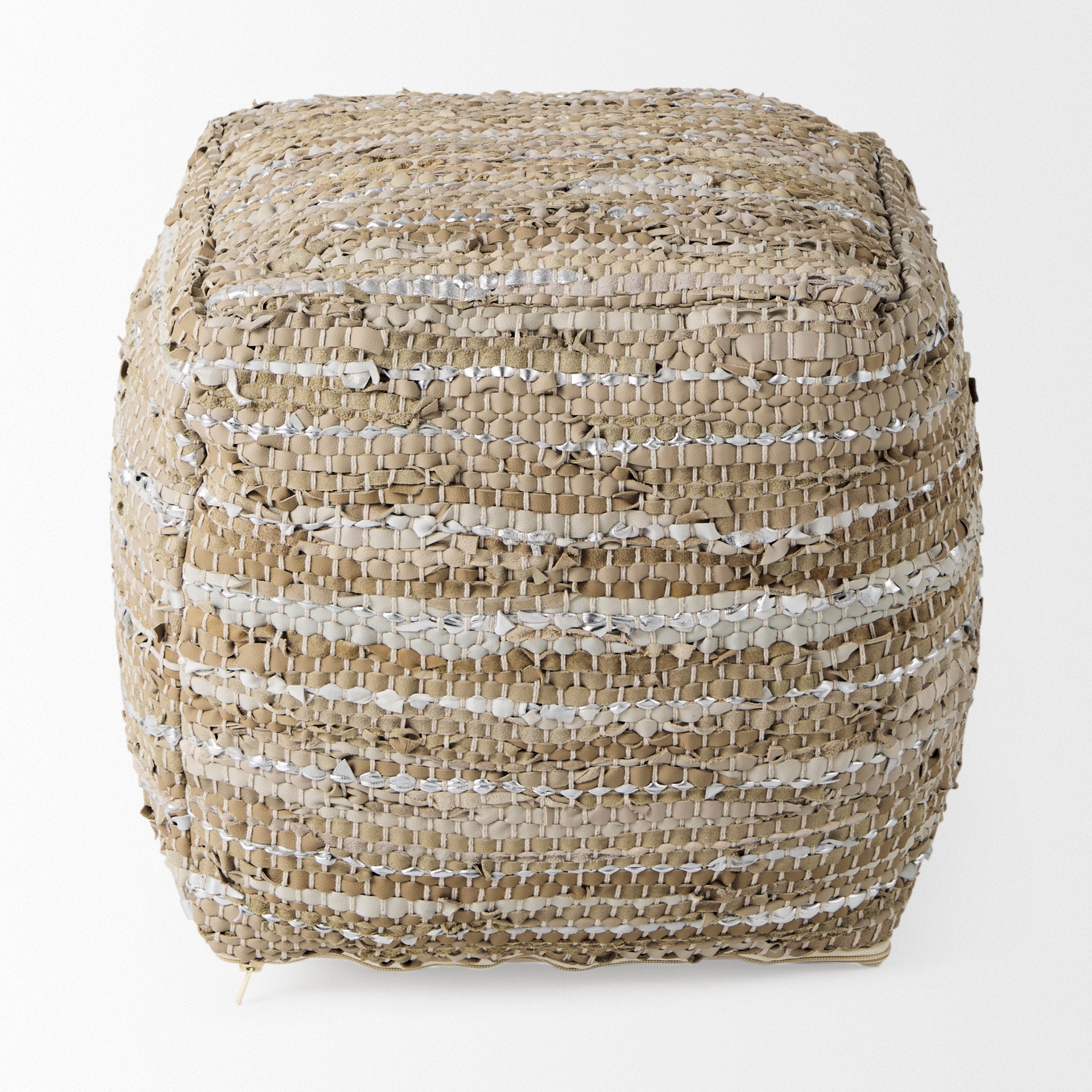 Aadhya Leather and Cotton Pouf Poufs Mercana , Black Friday Sale Mercana Furniture Sale, Old Bones Co, Mid Century Furniture Sale, Four Hands Furniture, Black Friday Sale Aadhya Leather and Cotton Pouf,Gus Sale, Perigold Aadhya Leather and Cotton Pouf Poufs Black Friday Sale , Perigold Sale Aadhya Leather and Cotton Pouf,Aadhya Leather and Cotton Pouf Lulu and Georgia, Burke Decor Sale Aadhya Leather and Cotton Pouf, www.oldbonesco.com
