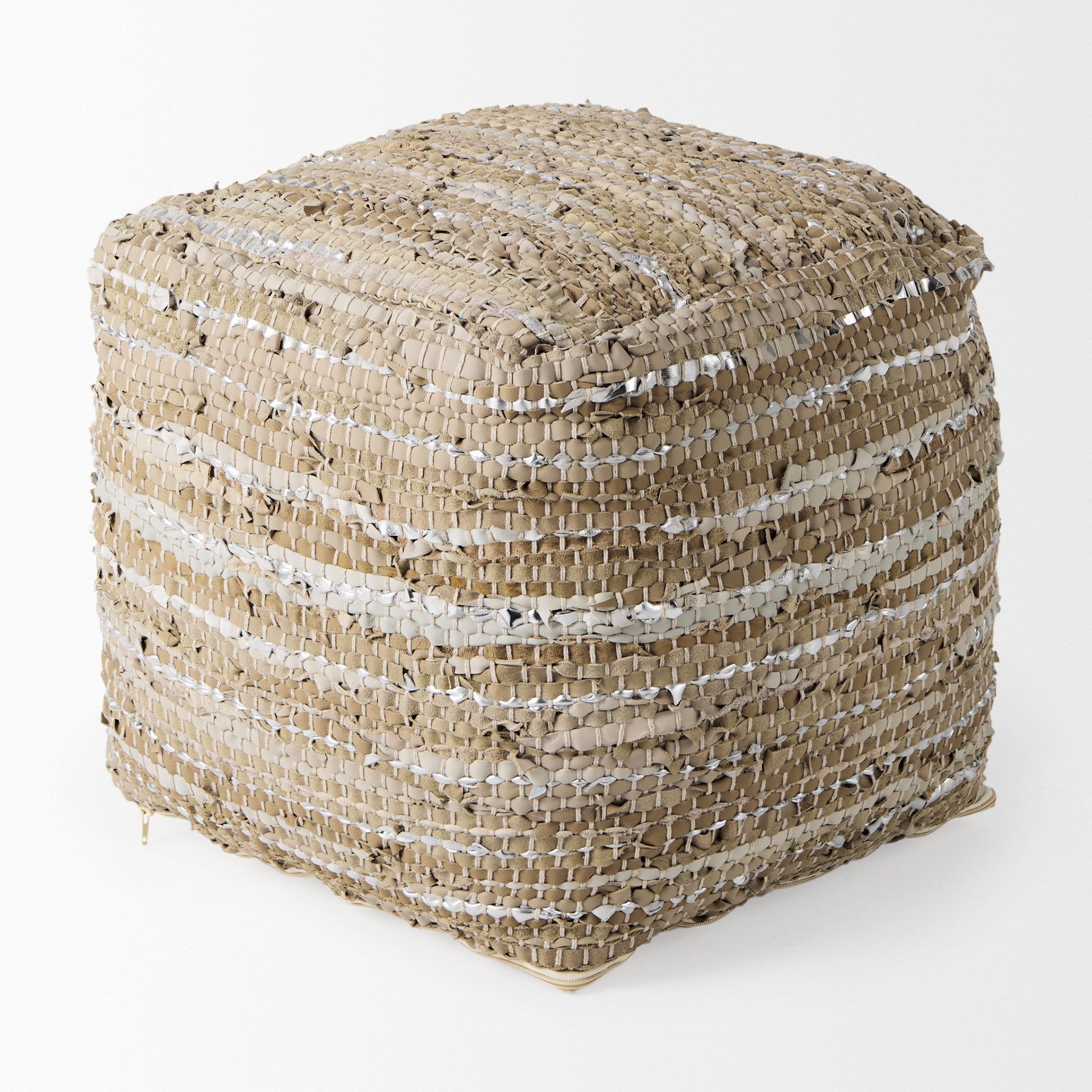 Aadhya Leather and Cotton Pouf Poufs Mercana , Black Friday Sale Mercana Furniture Sale, Old Bones Co, Mid Century Furniture Sale, Four Hands Furniture, Black Friday Sale Aadhya Leather and Cotton Pouf,Gus Sale, Perigold Aadhya Leather and Cotton Pouf Poufs Black Friday Sale , Perigold Sale Aadhya Leather and Cotton Pouf,Aadhya Leather and Cotton Pouf Lulu and Georgia, Burke Decor Sale Aadhya Leather and Cotton Pouf, www.oldbonesco.com