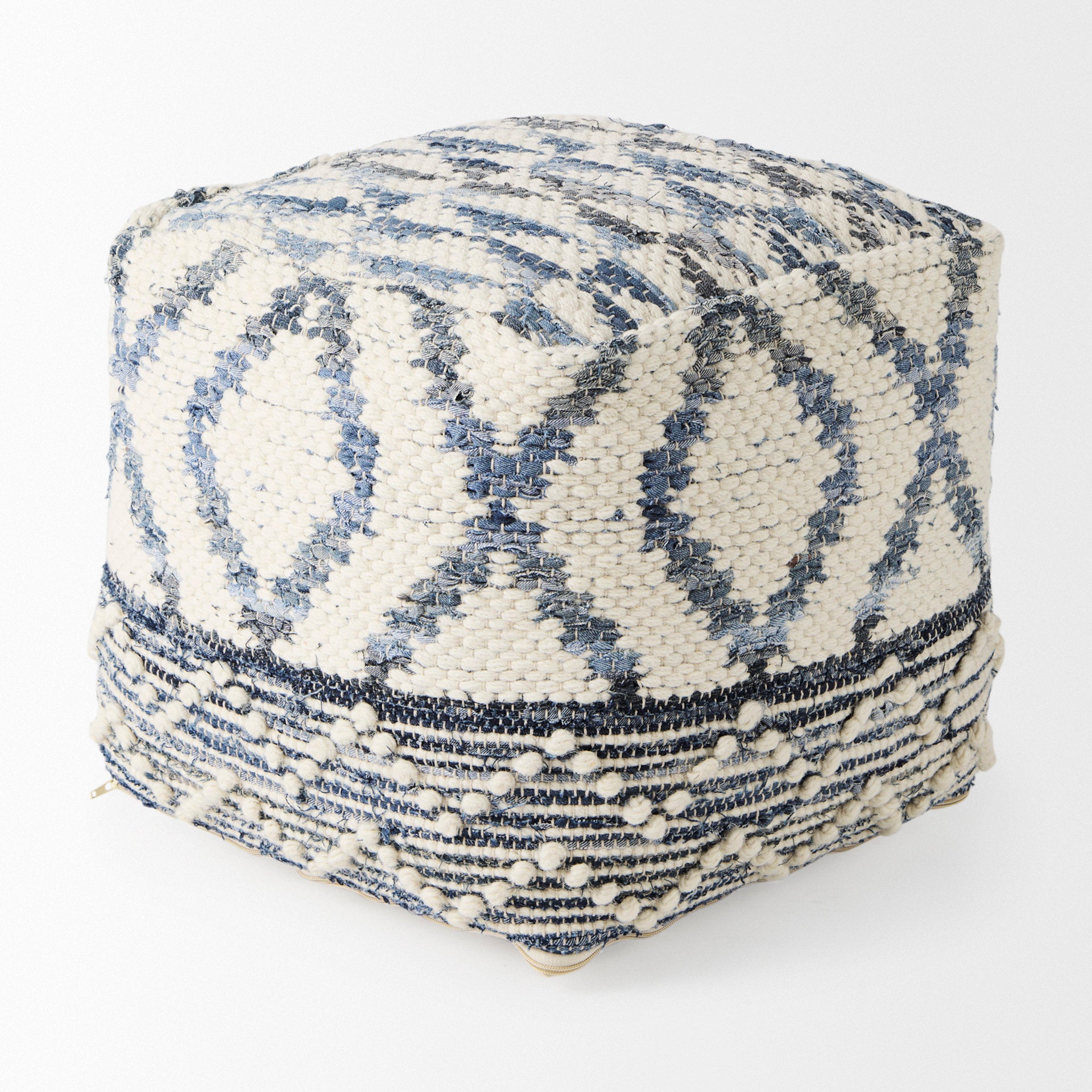 Eshana Cream Wool and Denim Patterned Pouf Poufs Mercana , Black Friday Sale Mercana Furniture Sale, Old Bones Co, Mid Century Furniture Sale, Four Hands Furniture, Black Friday Sale Eshana Cream Wool and Denim Patterned Pouf,Gus Sale, Perigold Eshana Cream Wool and Denim Patterned Pouf Poufs Black Friday Sale , Perigold Sale Eshana Cream Wool and Denim Patterned Pouf,Eshana Cream Wool and Denim Patterned Pouf Lulu and Georgia, Burke Decor Sale Eshana Cream Wool and Denim Patterned Pouf, www.oldbonesco.com
