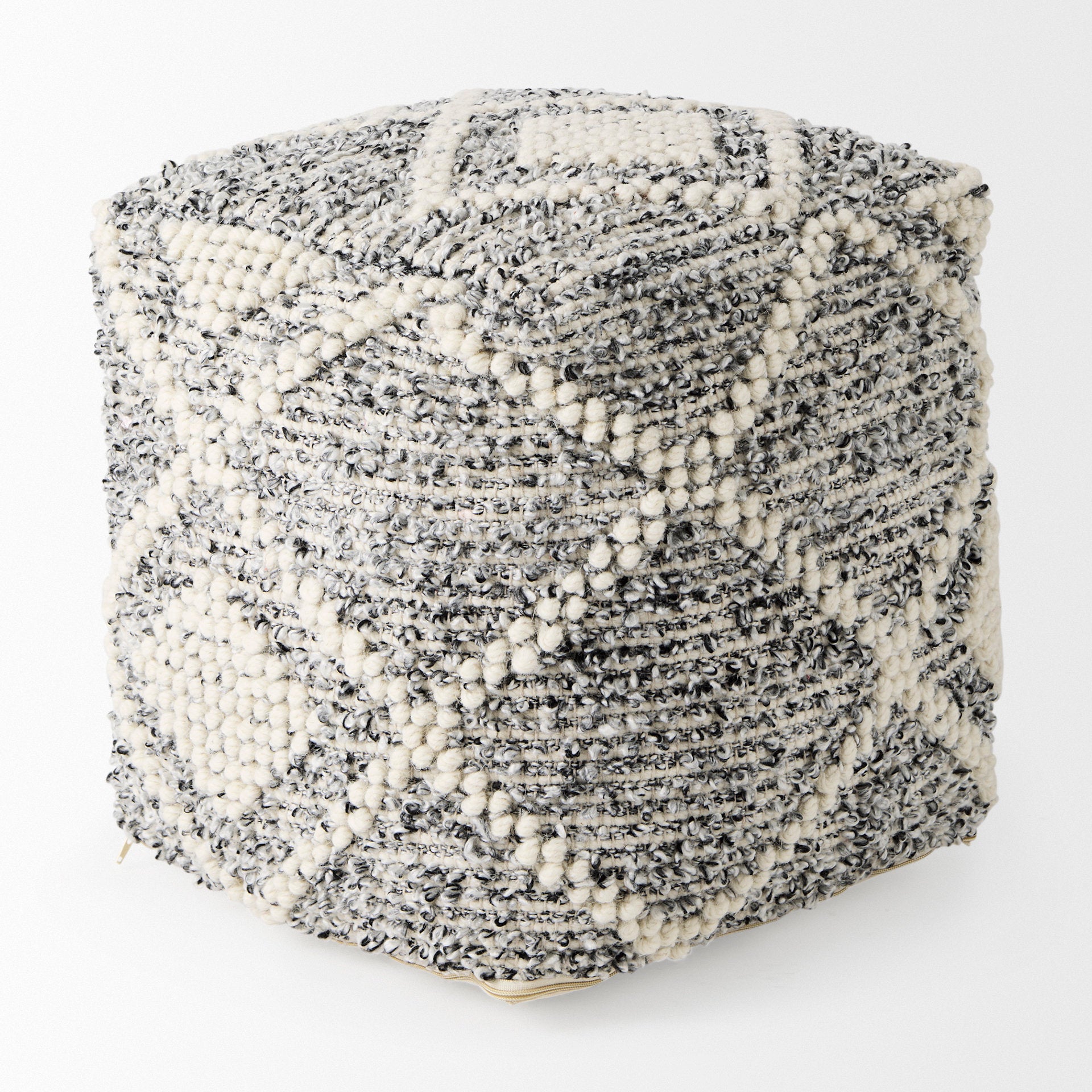 Ekiya Black with White Yarn and Wool Patterned Pouf Poufs Mercana , Black Friday Sale Mercana Furniture Sale, Old Bones Co, Mid Century Furniture Sale, Four Hands Furniture, Black Friday Sale Ekiya Black with White Yarn and Wool Patterned Pouf,Gus Sale, Perigold Ekiya Black with White Yarn and Wool Patterned Pouf Poufs Black Friday Sale , Perigold Sale Ekiya Black with White Yarn and Wool Patterned Pouf,Ekiya Black with White Yarn and Wool Patterned Pouf Lulu and Georgia, Burke Decor Sale Ekiya Black with W