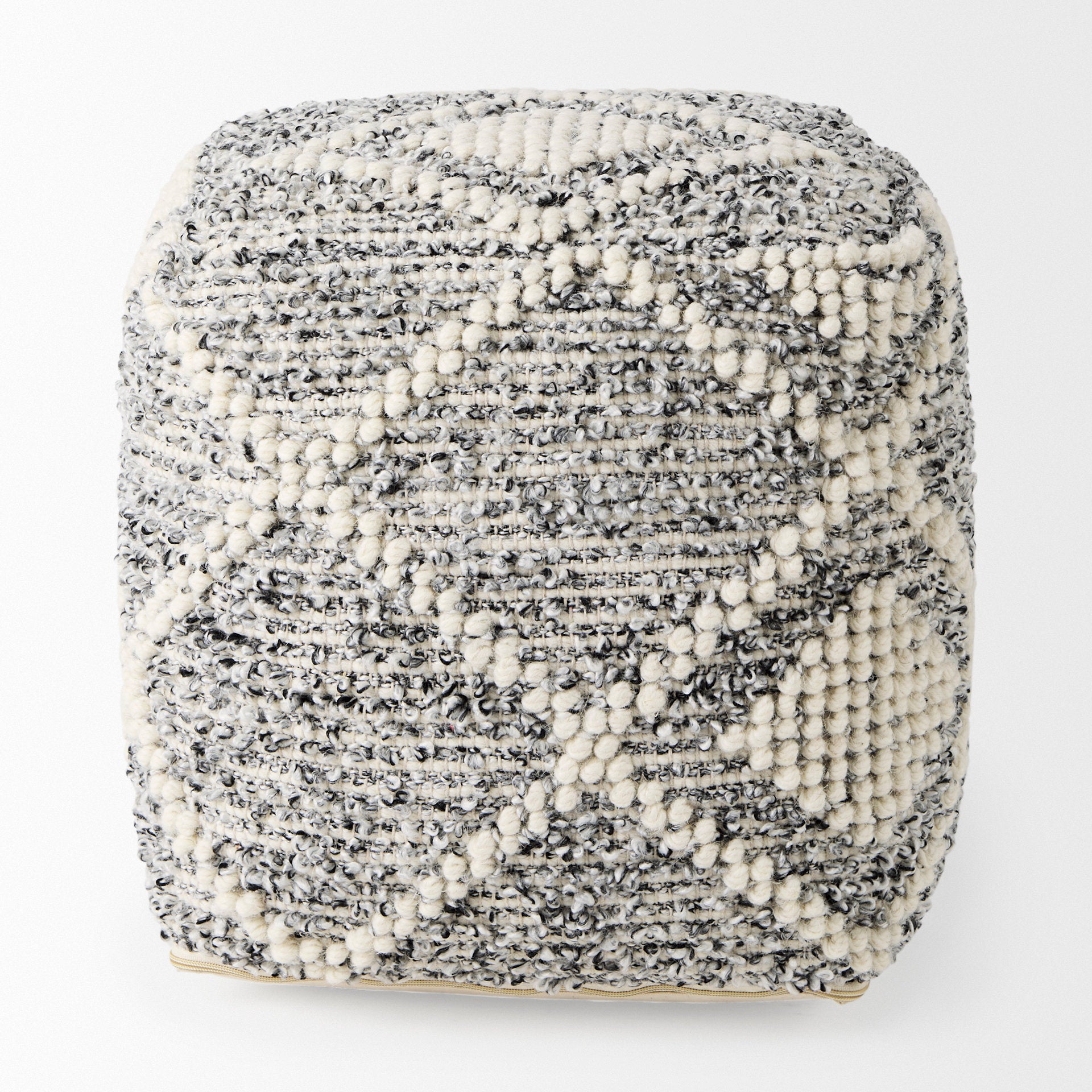 Ekiya Black with White Yarn and Wool Patterned Pouf Poufs Mercana , Black Friday Sale Mercana Furniture Sale, Old Bones Co, Mid Century Furniture Sale, Four Hands Furniture, Black Friday Sale Ekiya Black with White Yarn and Wool Patterned Pouf,Gus Sale, Perigold Ekiya Black with White Yarn and Wool Patterned Pouf Poufs Black Friday Sale , Perigold Sale Ekiya Black with White Yarn and Wool Patterned Pouf,Ekiya Black with White Yarn and Wool Patterned Pouf Lulu and Georgia, Burke Decor Sale Ekiya Black with W