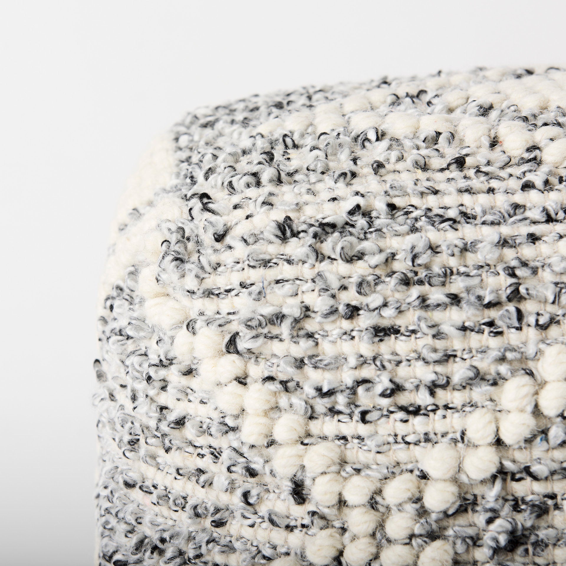 Ekiya Black with White Yarn and Wool Patterned Pouf Poufs Mercana , Black Friday Sale Mercana Furniture Sale, Old Bones Co, Mid Century Furniture Sale, Four Hands Furniture, Black Friday Sale Ekiya Black with White Yarn and Wool Patterned Pouf,Gus Sale, Perigold Ekiya Black with White Yarn and Wool Patterned Pouf Poufs Black Friday Sale , Perigold Sale Ekiya Black with White Yarn and Wool Patterned Pouf,Ekiya Black with White Yarn and Wool Patterned Pouf Lulu and Georgia, Burke Decor Sale Ekiya Black with W
