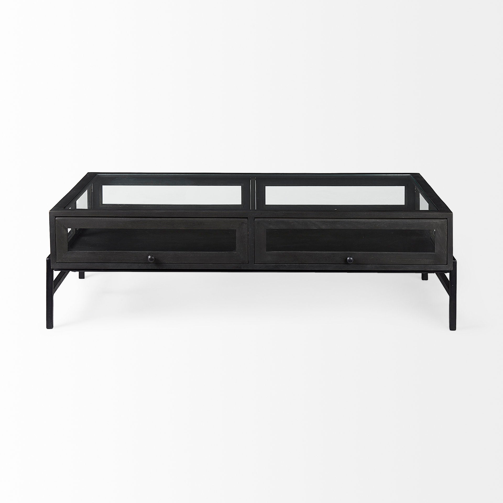 Arelius Rectangular Glass-Top Wood with Black Metal Base Display Coffee Table Coffee Tables Mercana , Black Friday Sale Mercana Furniture Sale, Old Bones Co, Mid Century Furniture Sale, Four Hands Furniture, Black Friday Sale Arelius Rectangular Glass-Top Wood with Black Metal Base Display Coffee Table,Gus Sale, Perigold Arelius Rectangular Glass-Top Wood with Black Metal Base Display Coffee Table Coffee Tables Black Friday Sale , Perigold Sale Arelius Rectangular Glass-Top Wood with Black Metal Base Displa