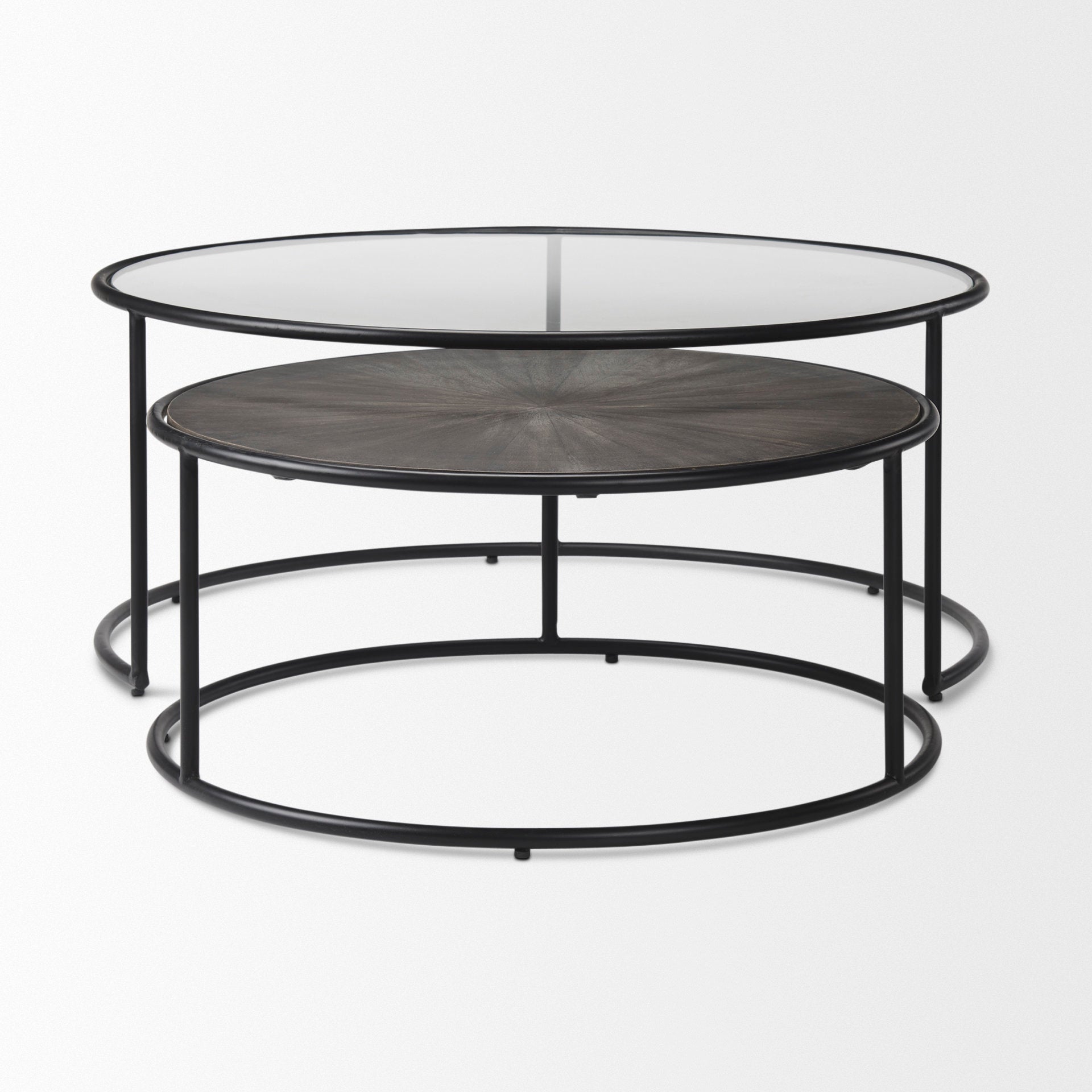 Arlo Brown Wood and Glass with Black Metal Coffee Tables - Set of 2 Coffee Tables Mercana , Black Friday Sale Mercana Furniture Sale, Old Bones Co, Mid Century Furniture Sale, Four Hands Furniture, Black Friday Sale Arlo Brown Wood and Glass with Black Metal Coffee Tables - Set of 2,Gus Sale, Perigold Arlo Brown Wood and Glass with Black Metal Coffee Tables - Set of 2 Coffee Tables Black Friday Sale , Perigold Sale Arlo Brown Wood and Glass with Black Metal Coffee Tables - Set of 2,Arlo Brown Wood and Glass