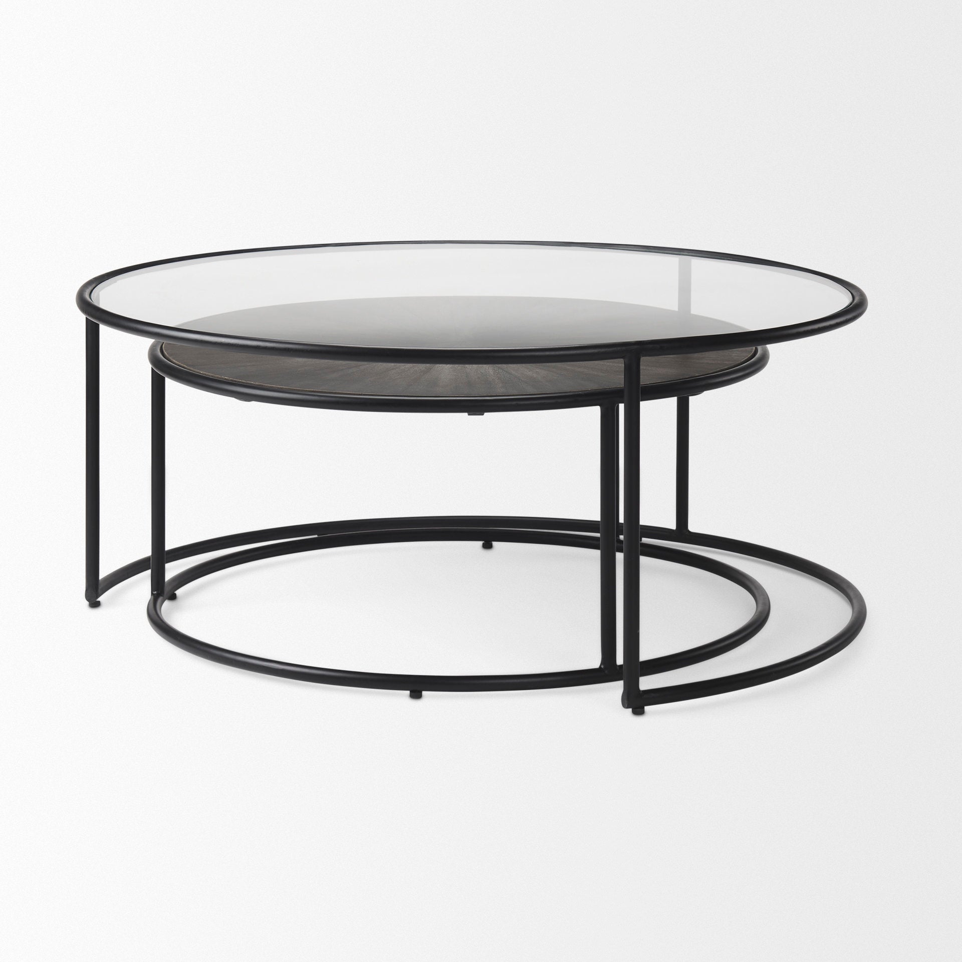 Arlo Brown Wood and Glass with Black Metal Coffee Tables - Set of 2 Coffee Tables Mercana , Black Friday Sale Mercana Furniture Sale, Old Bones Co, Mid Century Furniture Sale, Four Hands Furniture, Black Friday Sale Arlo Brown Wood and Glass with Black Metal Coffee Tables - Set of 2,Gus Sale, Perigold Arlo Brown Wood and Glass with Black Metal Coffee Tables - Set of 2 Coffee Tables Black Friday Sale , Perigold Sale Arlo Brown Wood and Glass with Black Metal Coffee Tables - Set of 2,Arlo Brown Wood and Glass