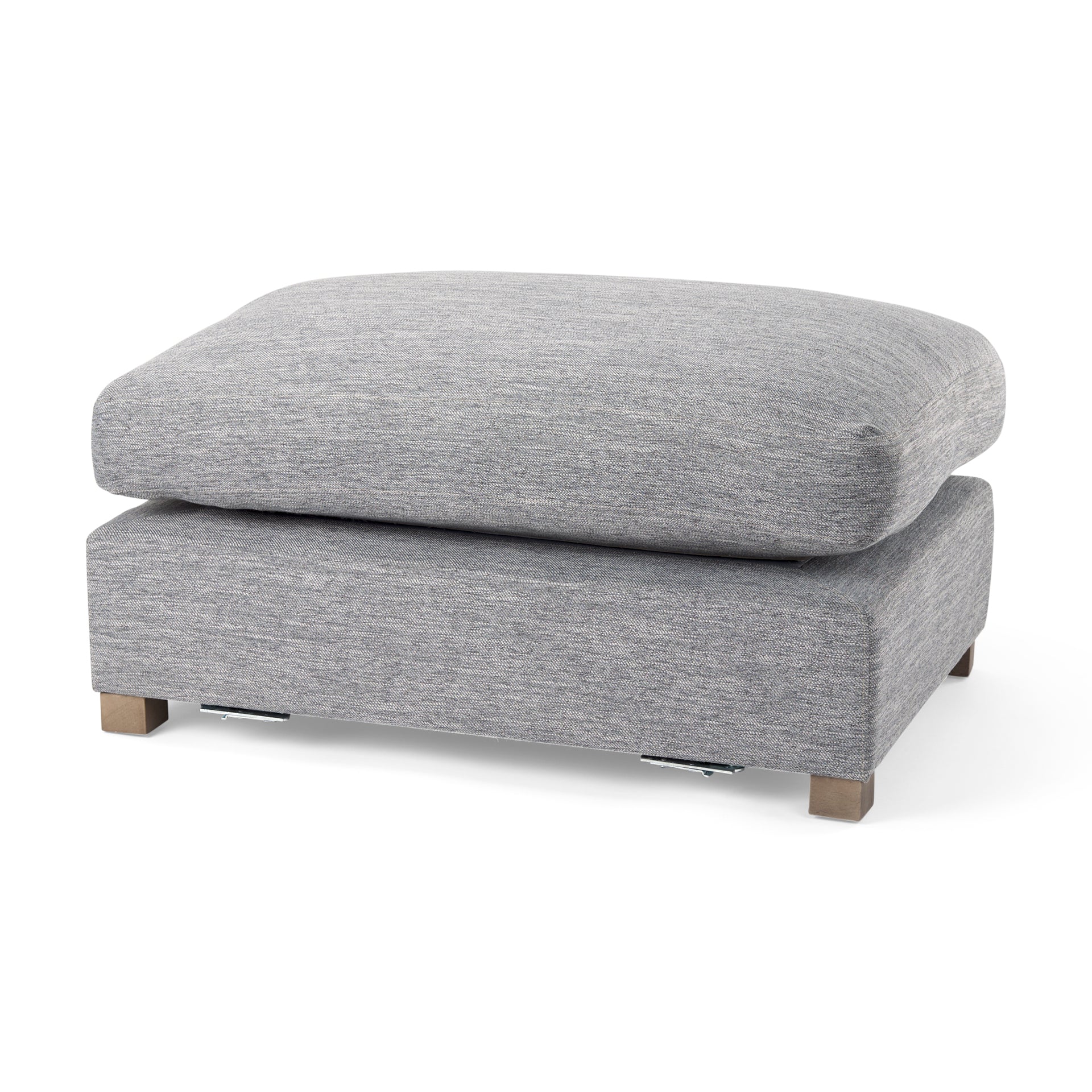 Valence Castlerock Gray 2/3 Ottoman Sectional Piece