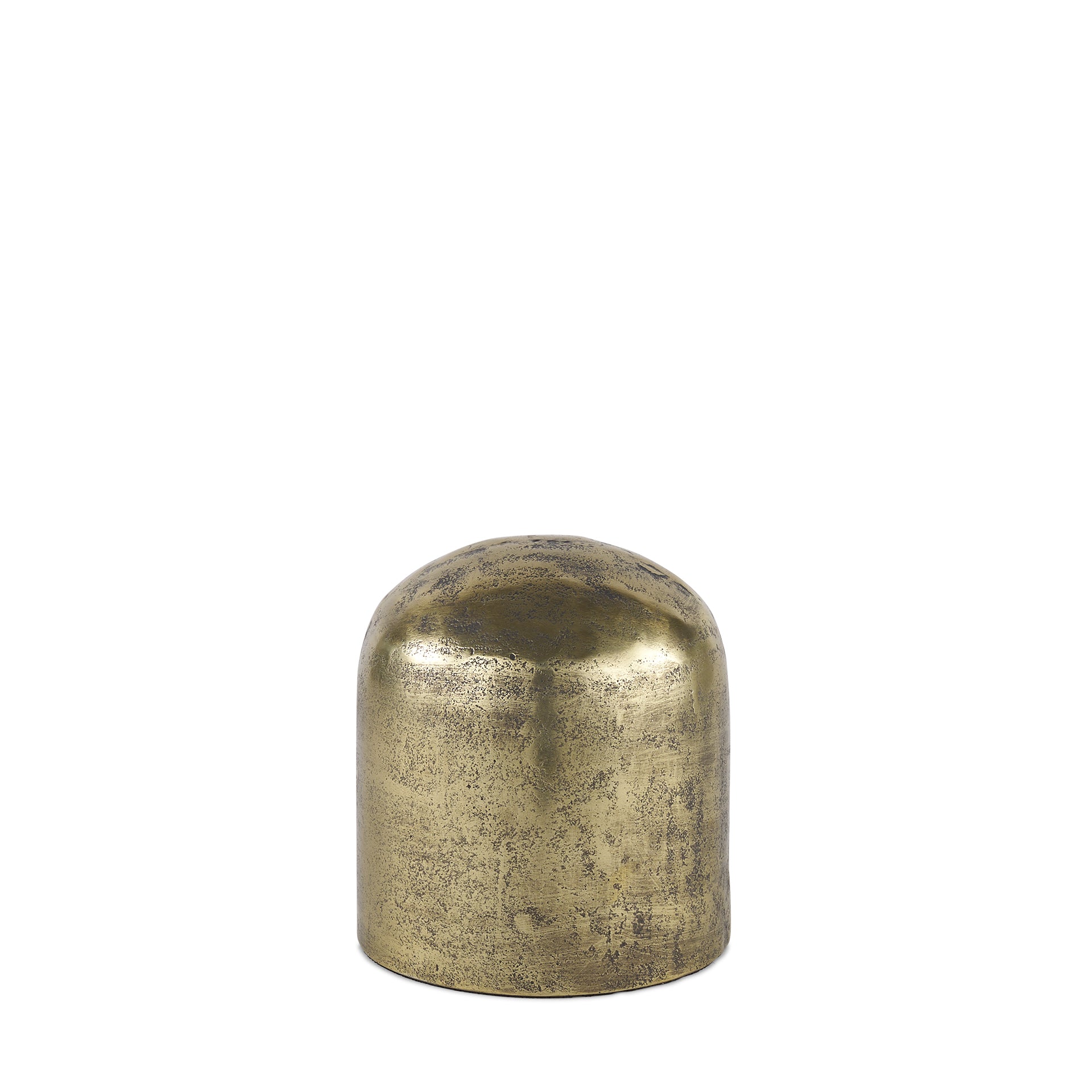 Quonset Brass Finished Aluminum Metal Ornament