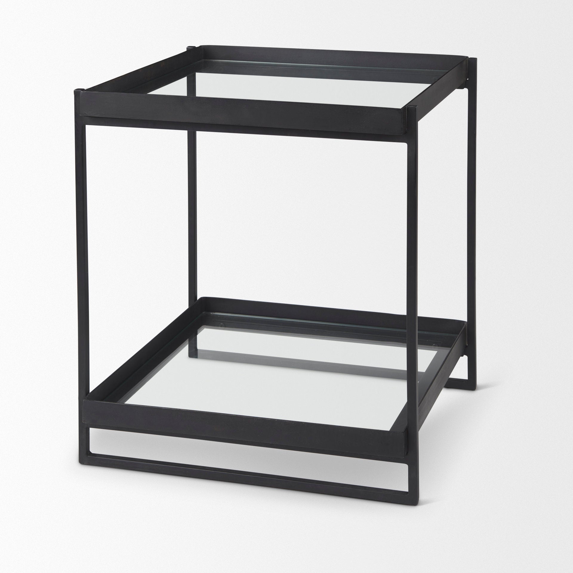 Trey Black Metal with Glass Accent Table Side & End Tables Mercana , Black Friday Sale Mercana Furniture Sale, Old Bones Co, Mid Century Furniture Sale, Four Hands Furniture, Black Friday Sale Trey Black Metal with Glass Accent Table,Gus Sale, Perigold Trey Black Metal with Glass Accent Table Side & End Tables Black Friday Sale , Perigold Sale Trey Black Metal with Glass Accent Table,Trey Black Metal with Glass Accent Table Lulu and Georgia, Burke Decor Sale Trey Black Metal with Glass Accent Table, www.old