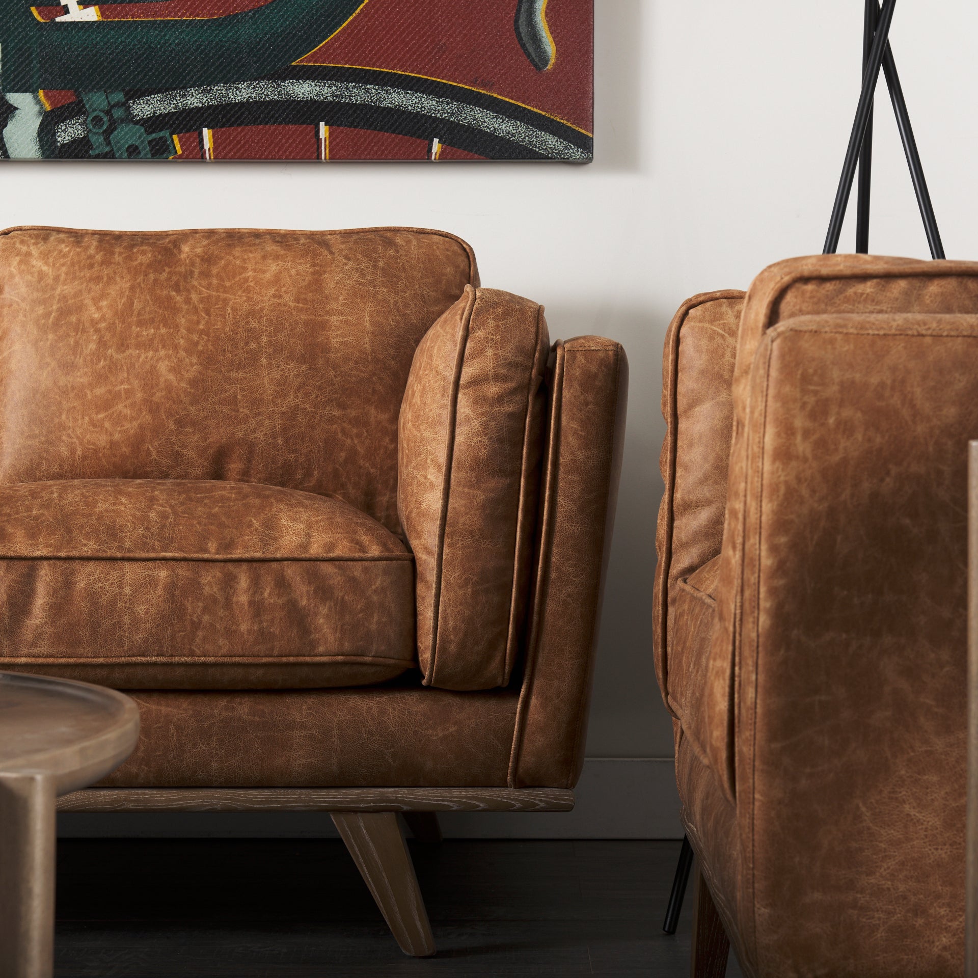Brooks Cognac Brown Faux Leather 3-Seater with Medium Brown Wooden Legs Sofa Sofas Mercana , Black Friday Sale Mercana Furniture Sale, Old Bones Co, Mid Century Furniture Sale, Four Hands Furniture, Black Friday Sale Brooks Cognac Brown Faux Leather 3-Seater with Medium Brown Wooden Legs Sofa,Gus Sale, Perigold Brooks Cognac Brown Faux Leather 3-Seater with Medium Brown Wooden Legs Sofa Sofas Black Friday Sale , Perigold Sale Brooks Cognac Brown Faux Leather 3-Seater with Medium Brown Wooden Legs Sofa,Brook