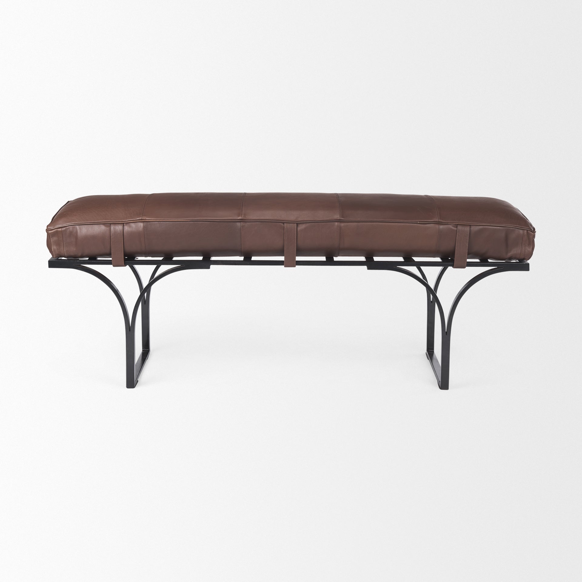 Jessie Dark Brown Leather Seat with Black Metal Base Accent Bench Benches Mercana , Black Friday Sale Mercana Furniture Sale, Old Bones Co, Mid Century Furniture Sale, Four Hands Furniture, Black Friday Sale Jessie Dark Brown Leather Seat with Black Metal Base Accent Bench,Gus Sale, Perigold Jessie Dark Brown Leather Seat with Black Metal Base Accent Bench Benches Black Friday Sale , Perigold Sale Jessie Dark Brown Leather Seat with Black Metal Base Accent Bench,Jessie Dark Brown Leather Seat with Black Met