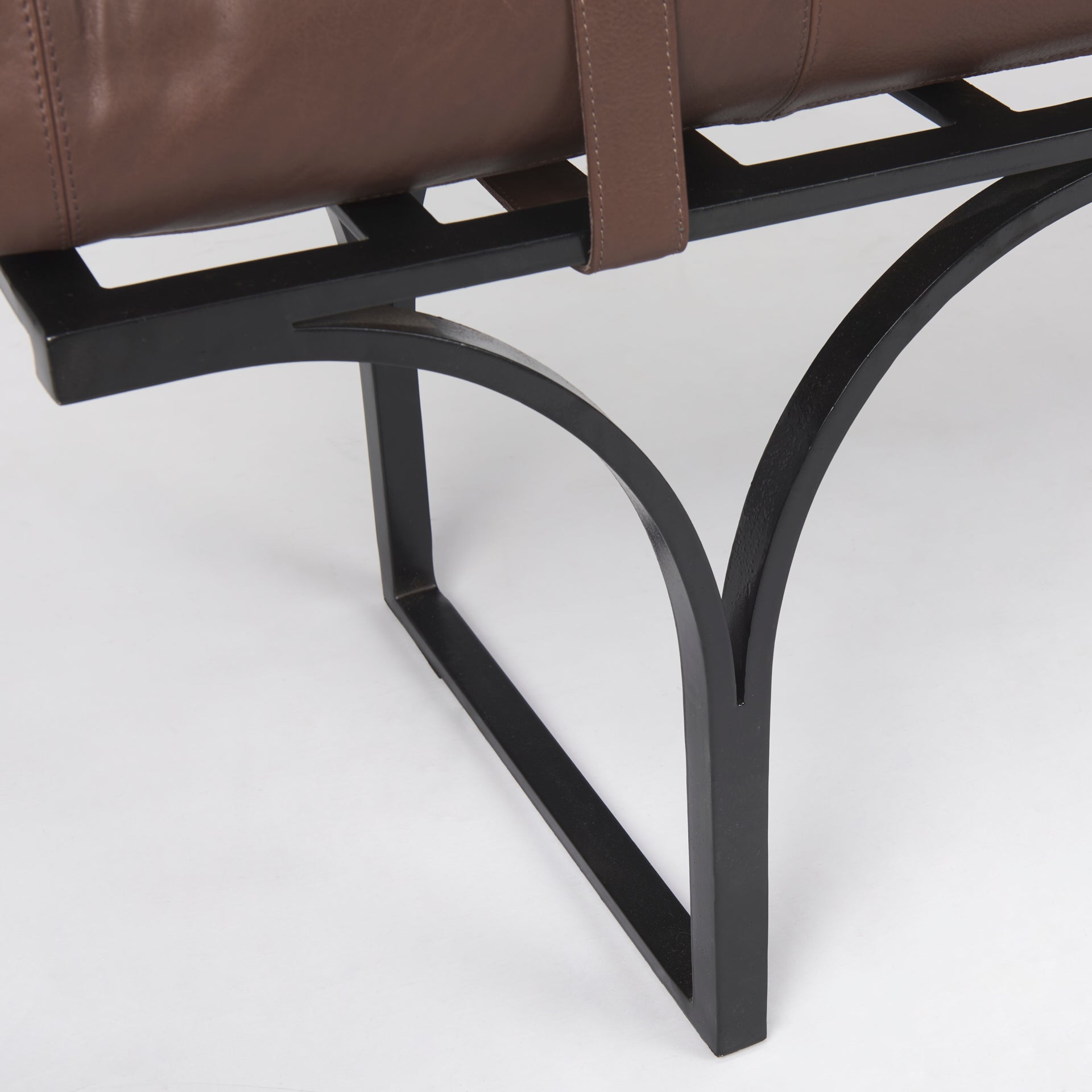 Jessie Dark Brown Leather Seat with Black Metal Base Accent Bench Benches Mercana , Black Friday Sale Mercana Furniture Sale, Old Bones Co, Mid Century Furniture Sale, Four Hands Furniture, Black Friday Sale Jessie Dark Brown Leather Seat with Black Metal Base Accent Bench,Gus Sale, Perigold Jessie Dark Brown Leather Seat with Black Metal Base Accent Bench Benches Black Friday Sale , Perigold Sale Jessie Dark Brown Leather Seat with Black Metal Base Accent Bench,Jessie Dark Brown Leather Seat with Black Met