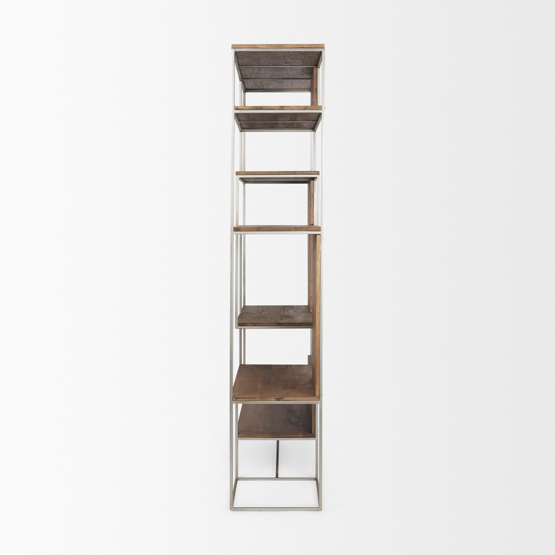 Morris III Brown Wood and Silver Metal Frame 6-Shelf Shelving Unit Bookcases & Shelves Mercana , Black Friday Sale Mercana Furniture Sale, Old Bones Co, Mid Century Furniture Sale, Four Hands Furniture, Black Friday Sale Morris III Brown Wood and Silver Metal Frame 6-Shelf Shelving Unit,Gus Sale, Perigold Morris III Brown Wood and Silver Metal Frame 6-Shelf Shelving Unit Bookcases & Shelves Black Friday Sale , Perigold Sale Morris III Brown Wood and Silver Metal Frame 6-Shelf Shelving Unit,Morris III Brown 