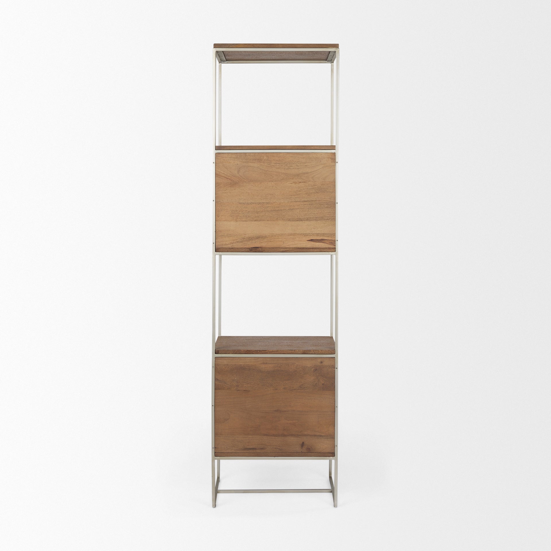 Morris II Brown Wood and Silver Metal Frame 4-Shelf Shelving Unit Bookcases & Shelves Mercana , Black Friday Sale Mercana Furniture Sale, Old Bones Co, Mid Century Furniture Sale, Four Hands Furniture, Black Friday Sale Morris II Brown Wood and Silver Metal Frame 4-Shelf Shelving Unit,Gus Sale, Perigold Morris II Brown Wood and Silver Metal Frame 4-Shelf Shelving Unit Bookcases & Shelves Black Friday Sale , Perigold Sale Morris II Brown Wood and Silver Metal Frame 4-Shelf Shelving Unit,Morris II Brown Wood 