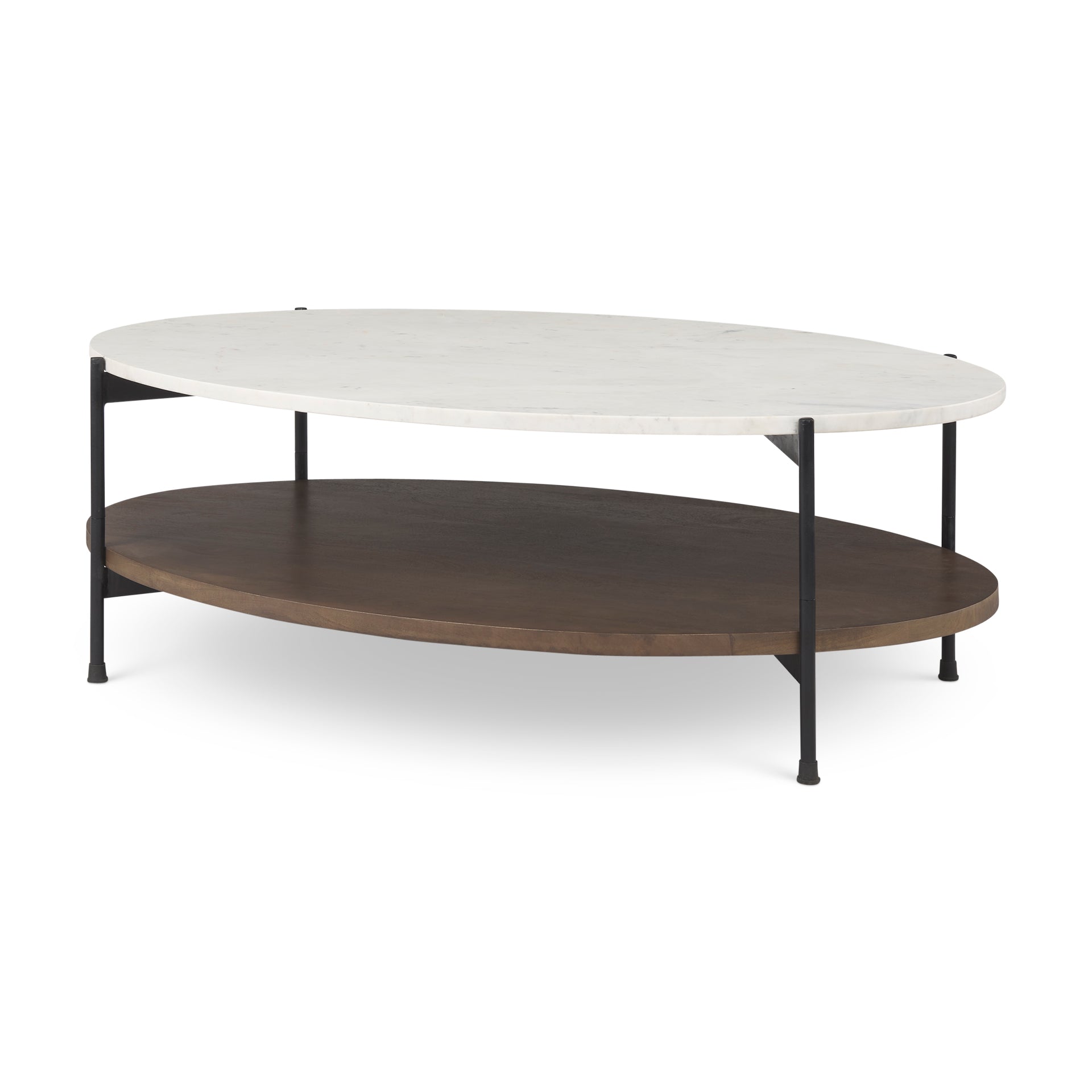 Larkin Marble Top with Wood Shelf Oval Coffee Table Coffee Tables Mercana Dark Brown , Black Friday Sale Mercana Furniture Sale, Old Bones Co, Mid Century Furniture Sale, Four Hands Furniture, Black Friday Sale Larkin Marble Top with Wood Shelf Oval Coffee Table,Gus Sale, Perigold Larkin Marble Top with Wood Shelf Oval Coffee Table Coffee Tables Black Friday Sale , Perigold Sale Larkin Marble Top with Wood Shelf Oval Coffee Table,Larkin Marble Top with Wood Shelf Oval Coffee Table Lulu and Georgia, Burke De