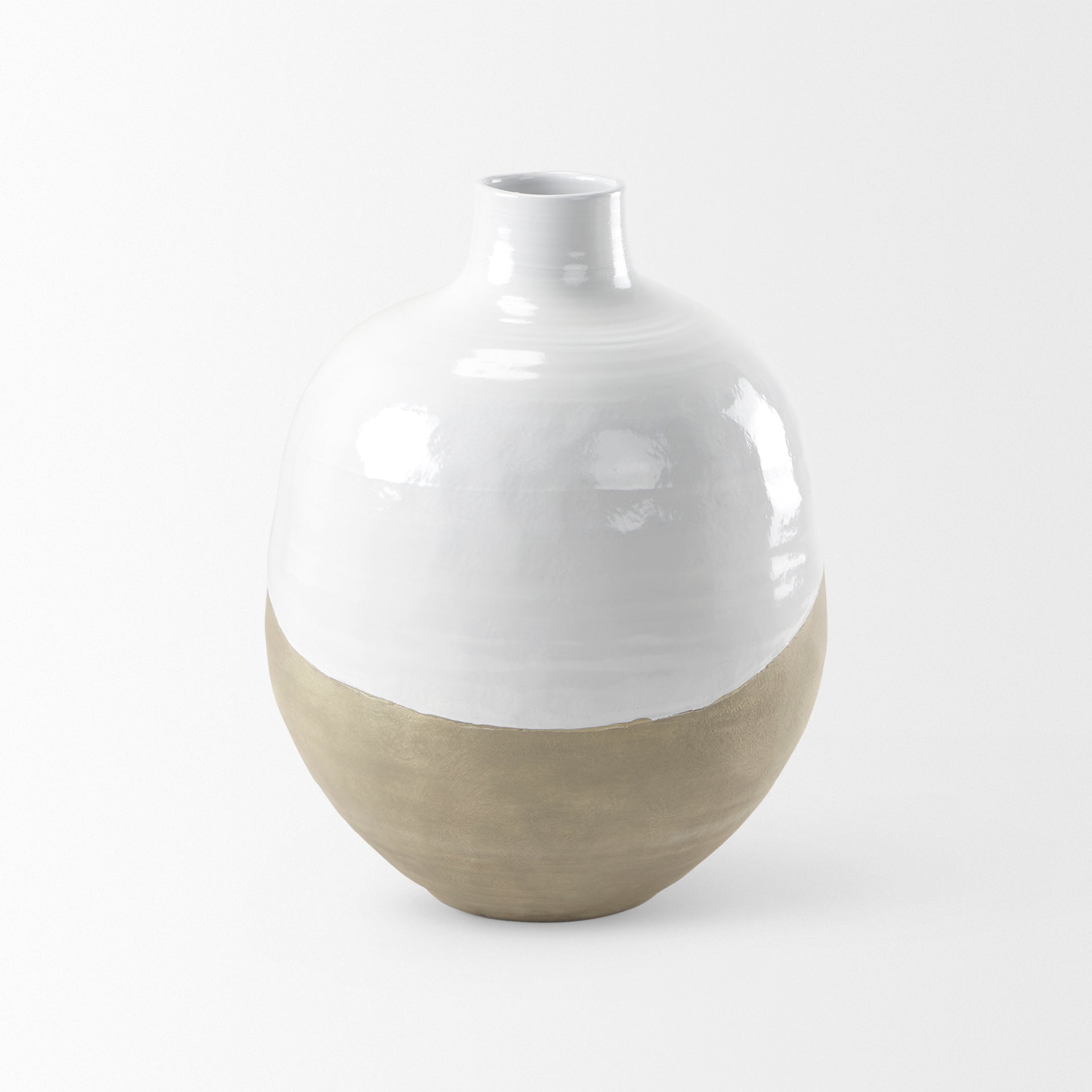 Amos White and Dark Beige Color Blocked Ceramic Floor Vase Vases Mercana , Black Friday Sale Mercana Furniture Sale, Old Bones Co, Mid Century Furniture Sale, Four Hands Furniture, Black Friday Sale Amos White and Dark Beige Color Blocked Ceramic Floor Vase,Gus Sale, Perigold Amos White and Dark Beige Color Blocked Ceramic Floor Vase Vases Black Friday Sale , Perigold Sale Amos White and Dark Beige Color Blocked Ceramic Floor Vase,Amos White and Dark Beige Color Blocked Ceramic Floor Vase Lulu and Georgia, 