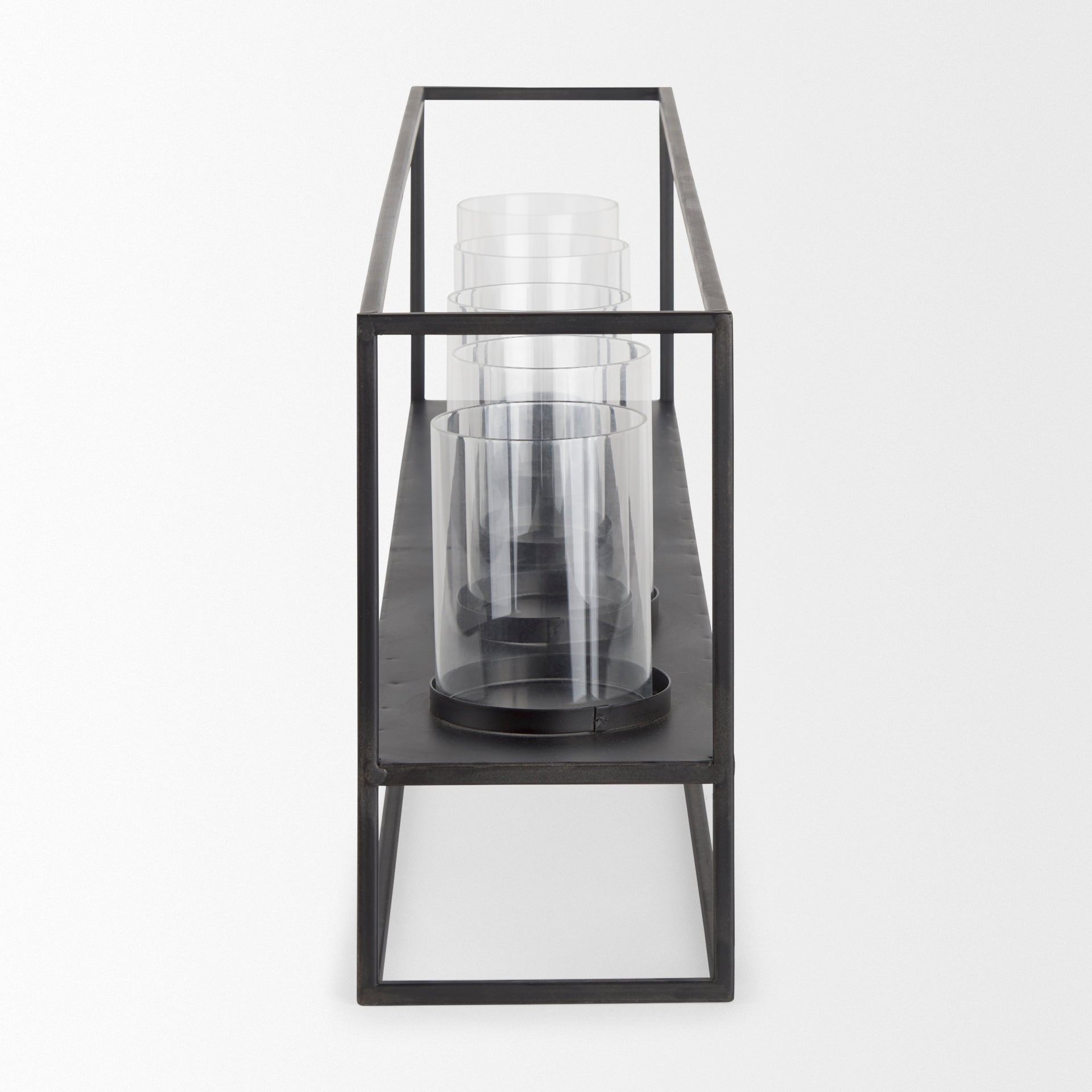 Cindy 5 Candle Matte Black Metal Hurricane Glass Tabletop Candle Holder Candle Holders Mercana , Black Friday Sale Mercana Furniture Sale, Old Bones Co, Mid Century Furniture Sale, Four Hands Furniture, Black Friday Sale Cindy 5 Candle Matte Black Metal Hurricane Glass Tabletop Candle Holder,Gus Sale, Perigold Cindy 5 Candle Matte Black Metal Hurricane Glass Tabletop Candle Holder Candle Holders Black Friday Sale , Perigold Sale Cindy 5 Candle Matte Black Metal Hurricane Glass Tabletop Candle Holder,Cindy 5