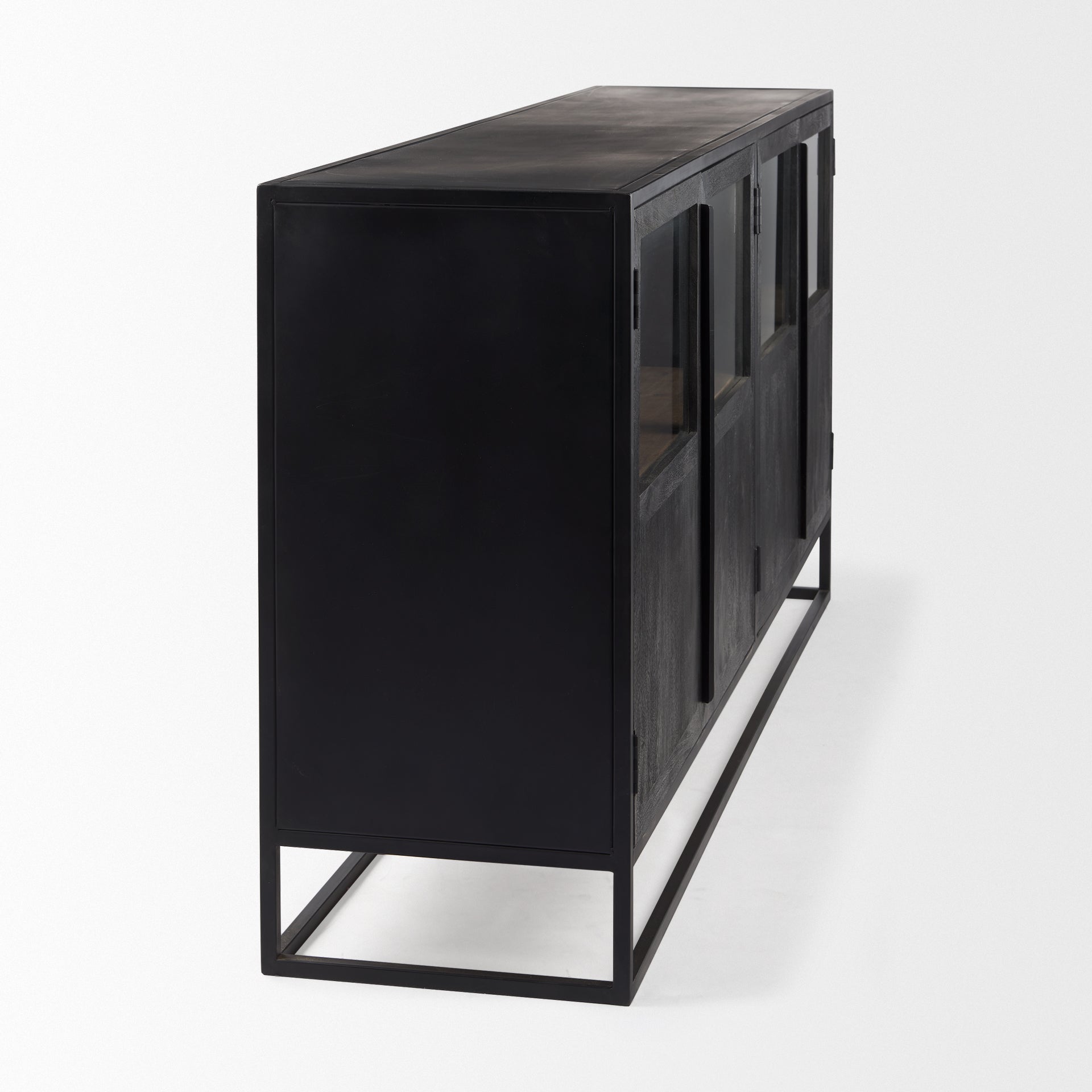 Sloan Black Wood with Black Metal Frame Sideboard Credenzas & Sideboards Mercana , Black Friday Sale Mercana Furniture Sale, Old Bones Co, Mid Century Furniture Sale, Four Hands Furniture, Black Friday Sale Sloan Black Wood with Black Metal Frame Sideboard,Gus Sale, Perigold Sloan Black Wood with Black Metal Frame Sideboard Credenzas & Sideboards Black Friday Sale , Perigold Sale Sloan Black Wood with Black Metal Frame Sideboard,Sloan Black Wood with Black Metal Frame Sideboard Lulu and Georgia, Burke Decor