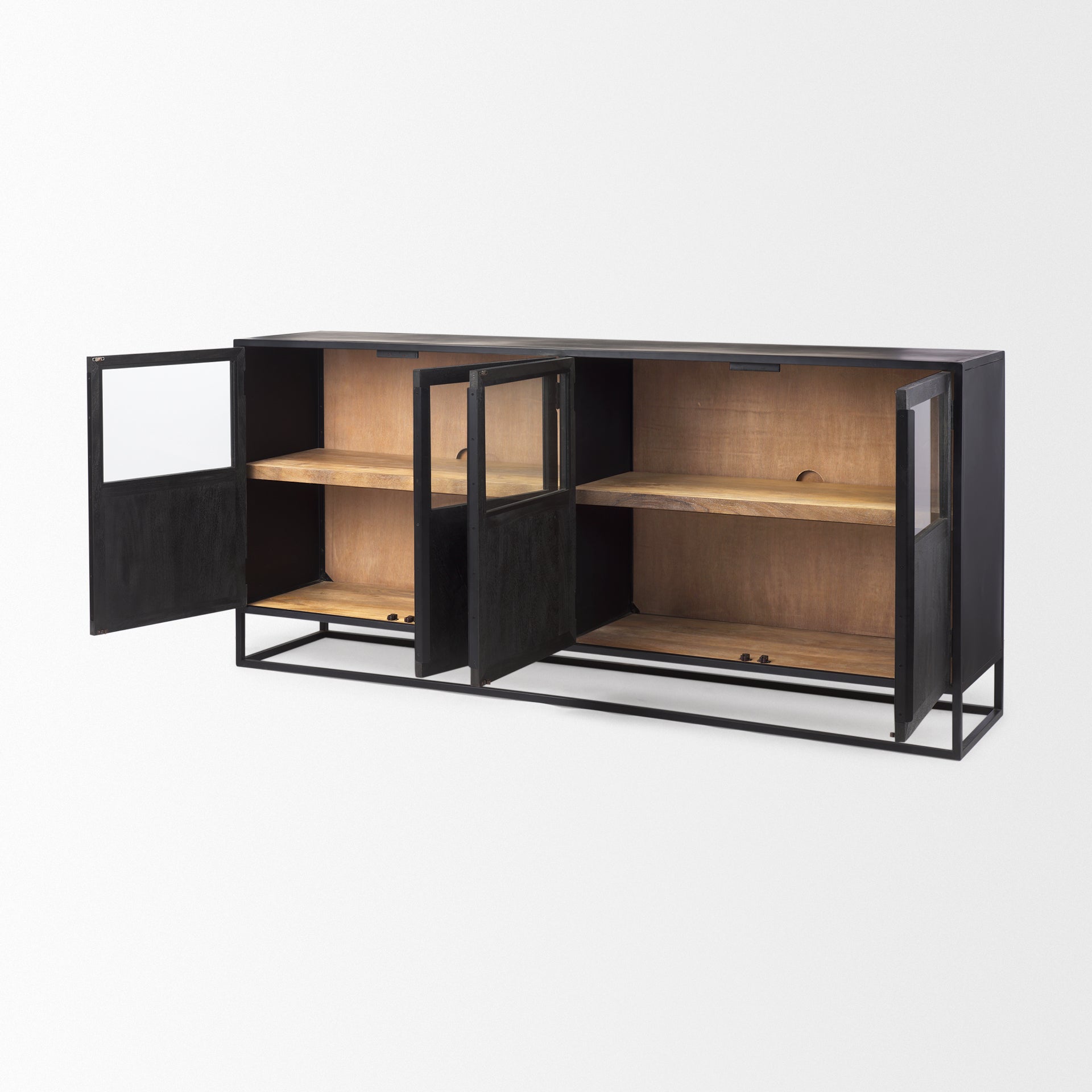 Sloan Black Wood with Black Metal Frame Sideboard Credenzas & Sideboards Mercana , Black Friday Sale Mercana Furniture Sale, Old Bones Co, Mid Century Furniture Sale, Four Hands Furniture, Black Friday Sale Sloan Black Wood with Black Metal Frame Sideboard,Gus Sale, Perigold Sloan Black Wood with Black Metal Frame Sideboard Credenzas & Sideboards Black Friday Sale , Perigold Sale Sloan Black Wood with Black Metal Frame Sideboard,Sloan Black Wood with Black Metal Frame Sideboard Lulu and Georgia, Burke Decor