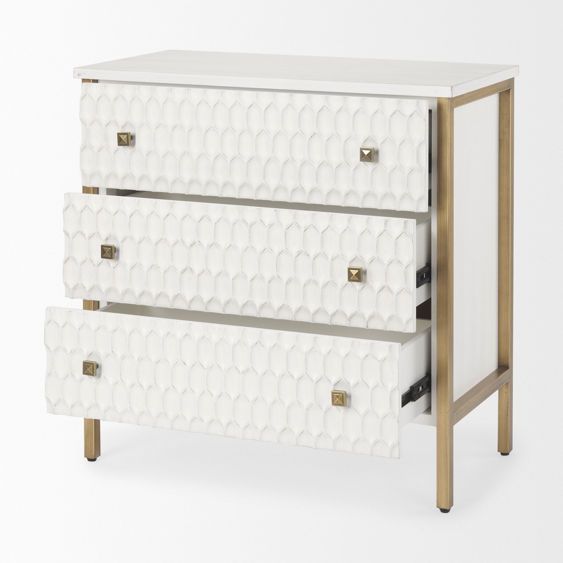 Savannah White Fir Veneer with Gold Metal 3-Drawer Accent Cabinet Credenzas & Sideboards Mercana , Black Friday Sale Mercana Furniture Sale, Old Bones Co, Mid Century Furniture Sale, Four Hands Furniture, Black Friday Sale Savannah White Fir Veneer with Gold Metal 3-Drawer Accent Cabinet,Gus Sale, Perigold Savannah White Fir Veneer with Gold Metal 3-Drawer Accent Cabinet Credenzas & Sideboards Black Friday Sale , Perigold Sale Savannah White Fir Veneer with Gold Metal 3-Drawer Accent Cabinet,Savannah White 