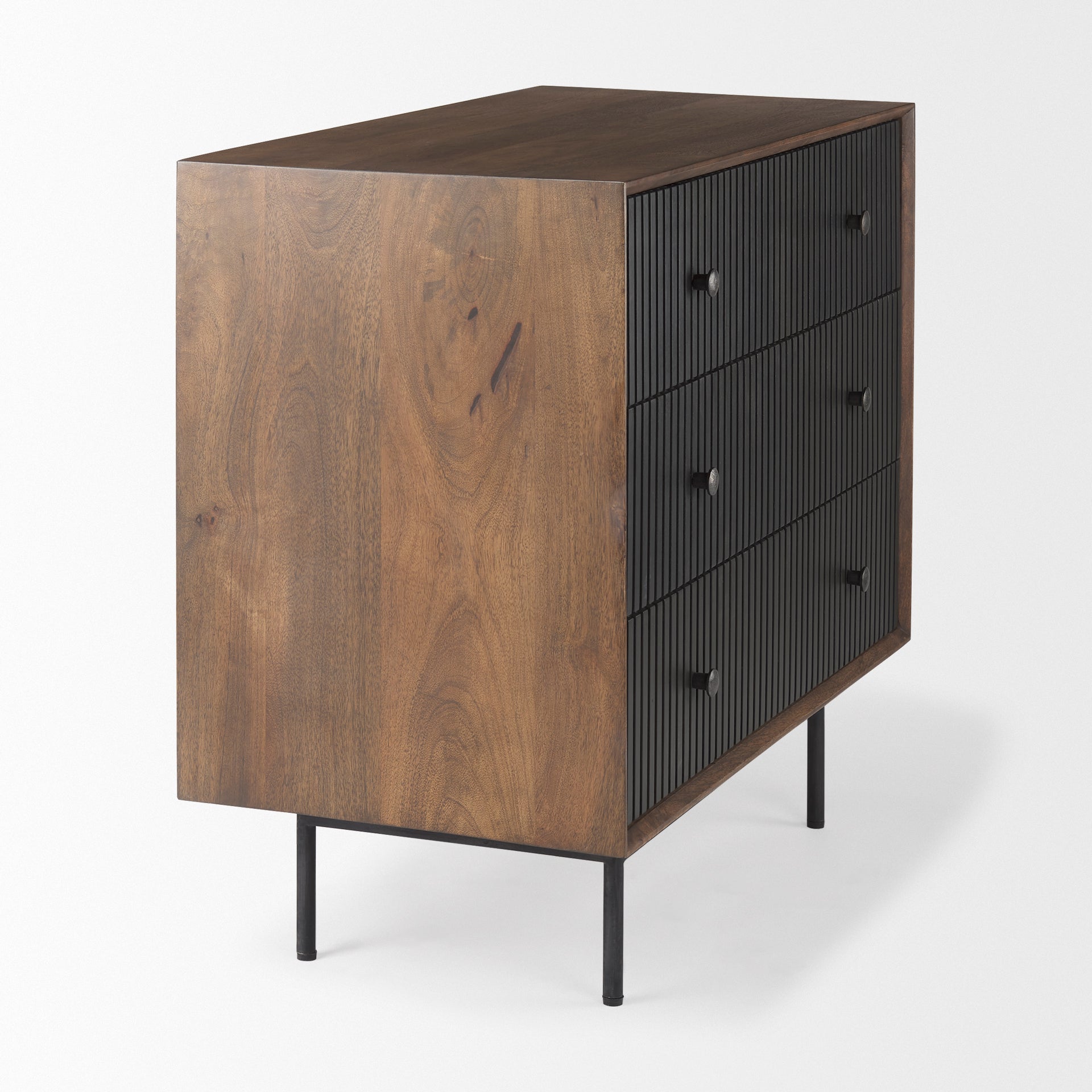 Grace Medium Brown Wood with Black Metal Frame 3-Drawer Accent Cabinet Credenzas & Sideboards Mercana , Black Friday Sale Mercana Furniture Sale, Old Bones Co, Mid Century Furniture Sale, Four Hands Furniture, Black Friday Sale Grace Medium Brown Wood with Black Metal Frame 3-Drawer Accent Cabinet,Gus Sale, Perigold Grace Medium Brown Wood with Black Metal Frame 3-Drawer Accent Cabinet Credenzas & Sideboards Black Friday Sale , Perigold Sale Grace Medium Brown Wood with Black Metal Frame 3-Drawer Accent Cab