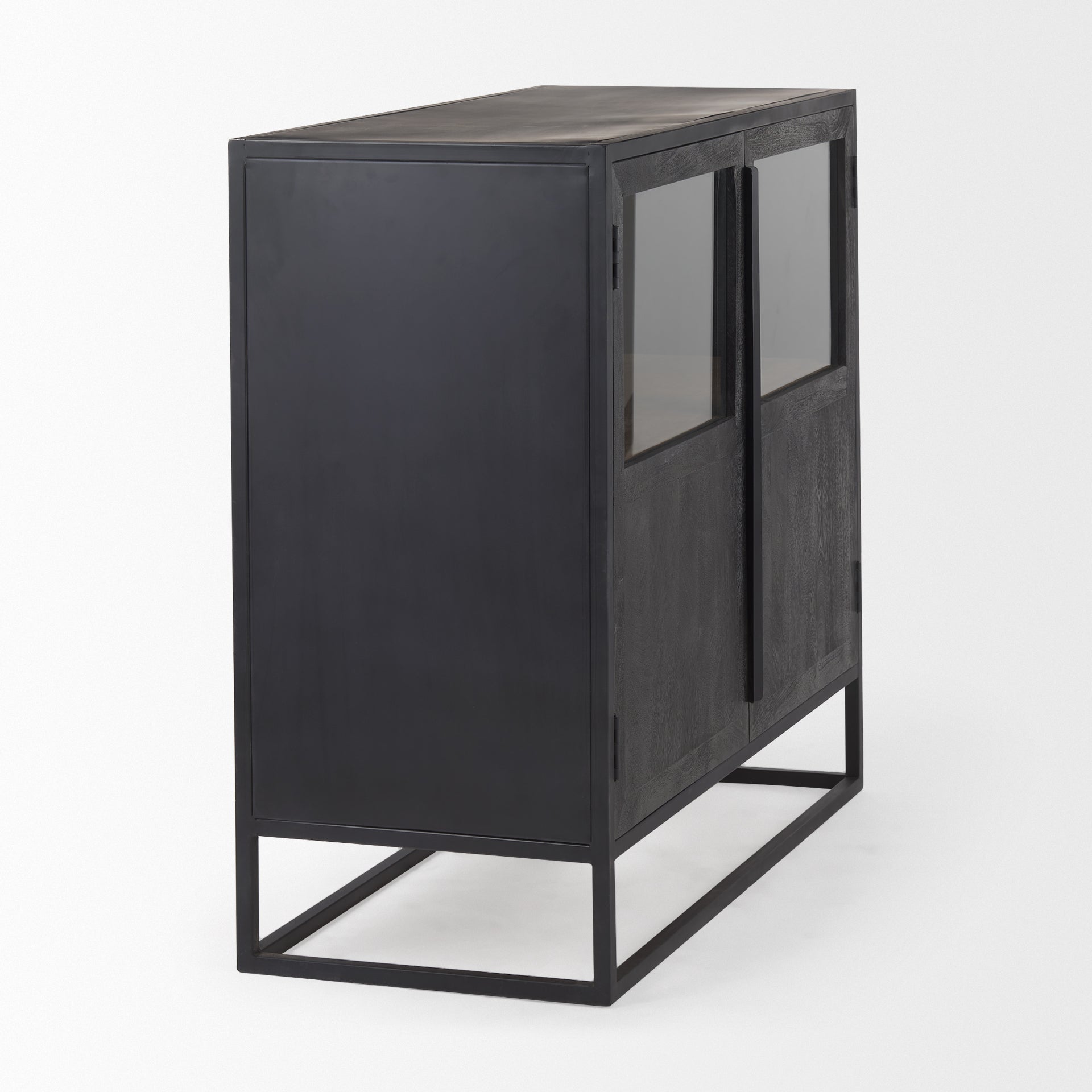 Sloan Black Wood with Black Metal Frame Accent Cabinet Credenzas & Sideboards Mercana , Black Friday Sale Mercana Furniture Sale, Old Bones Co, Mid Century Furniture Sale, Four Hands Furniture, Black Friday Sale Sloan Black Wood with Black Metal Frame Accent Cabinet,Gus Sale, Perigold Sloan Black Wood with Black Metal Frame Accent Cabinet Credenzas & Sideboards Black Friday Sale , Perigold Sale Sloan Black Wood with Black Metal Frame Accent Cabinet,Sloan Black Wood with Black Metal Frame Accent Cabinet Lulu