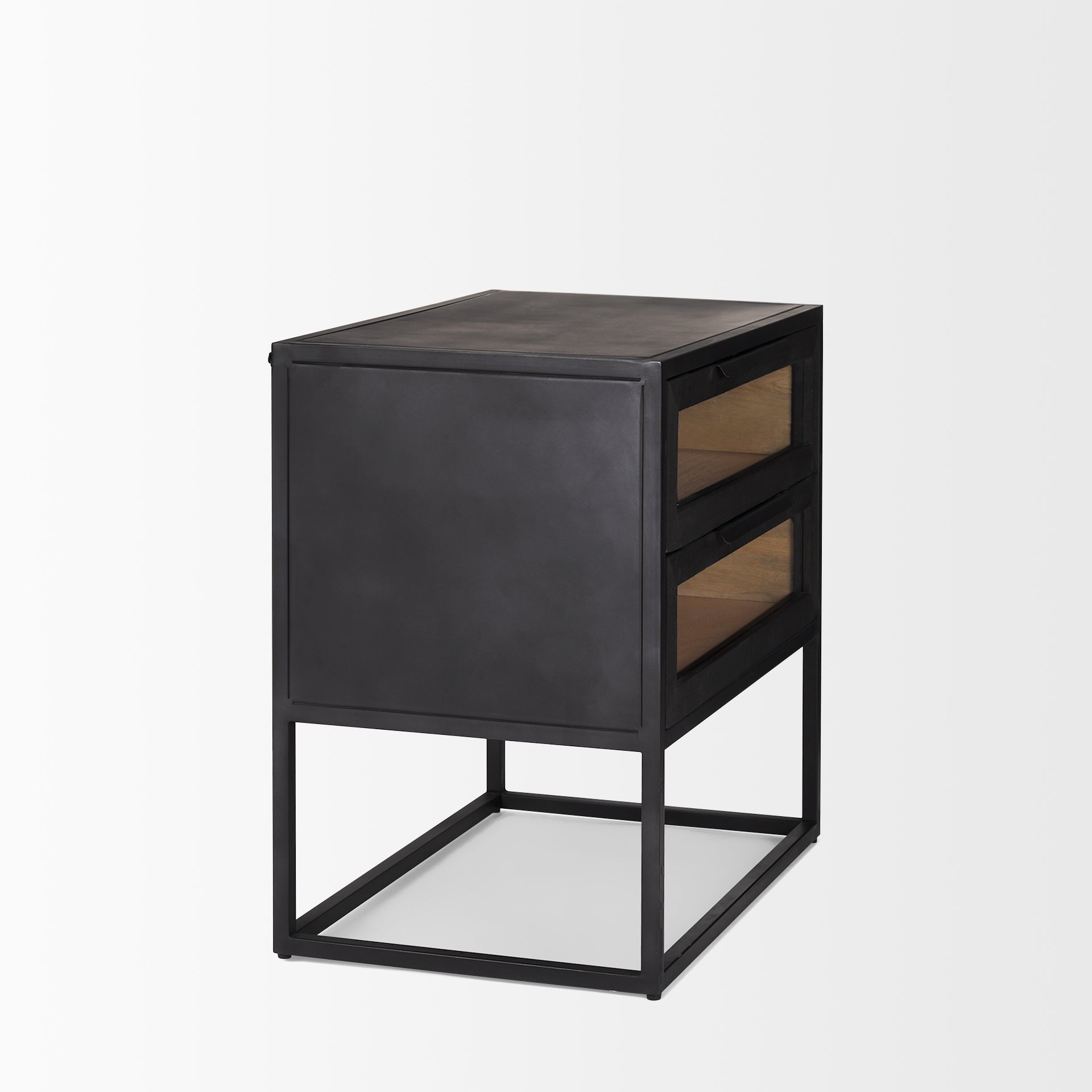Sloan Black Wood with Black Metal Frame Side Table Side & End Tables Mercana , Black Friday Sale Mercana Furniture Sale, Old Bones Co, Mid Century Furniture Sale, Four Hands Furniture, Black Friday Sale Sloan Black Wood with Black Metal Frame Side Table,Gus Sale, Perigold Sloan Black Wood with Black Metal Frame Side Table Side & End Tables Black Friday Sale , Perigold Sale Sloan Black Wood with Black Metal Frame Side Table,Sloan Black Wood with Black Metal Frame Side Table Lulu and Georgia, Burke Decor Sale