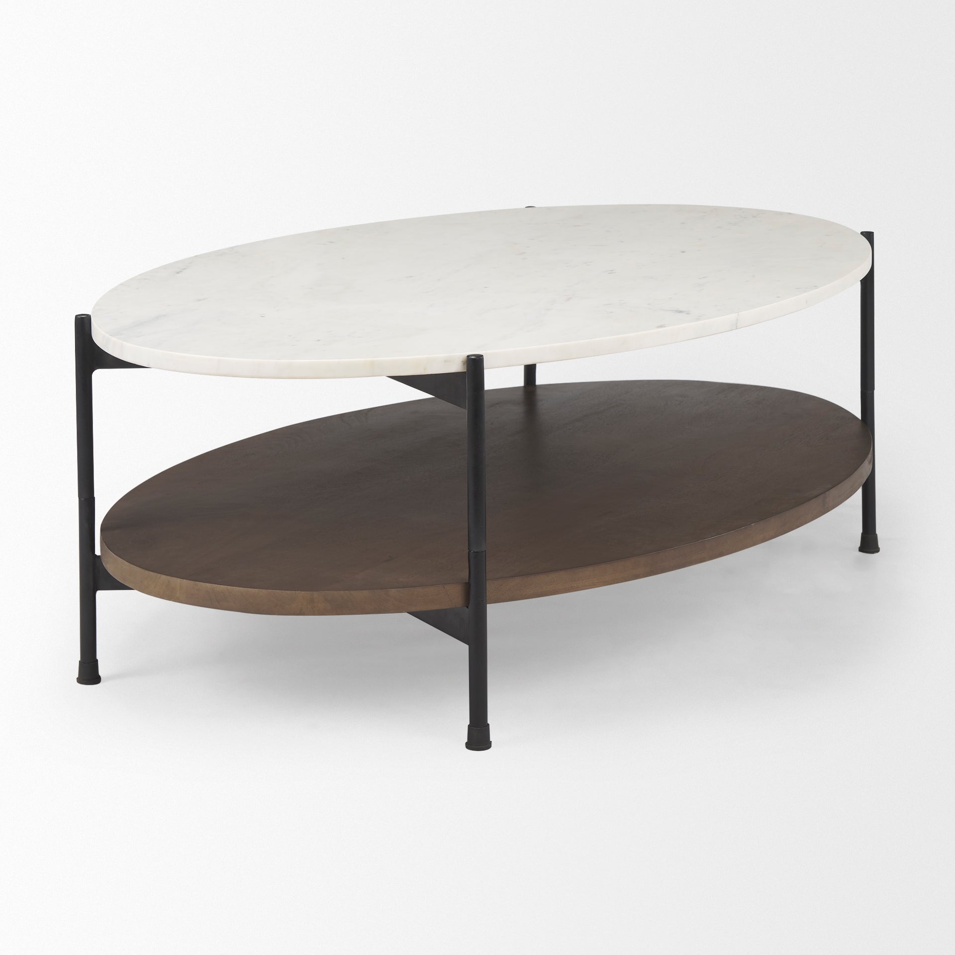 Larkin Marble Top with Wood Shelf Oval Coffee Table Coffee Tables Mercana , Black Friday Sale Mercana Furniture Sale, Old Bones Co, Mid Century Furniture Sale, Four Hands Furniture, Black Friday Sale Larkin Marble Top with Wood Shelf Oval Coffee Table,Gus Sale, Perigold Larkin Marble Top with Wood Shelf Oval Coffee Table Coffee Tables Black Friday Sale , Perigold Sale Larkin Marble Top with Wood Shelf Oval Coffee Table,Larkin Marble Top with Wood Shelf Oval Coffee Table Lulu and Georgia, Burke Decor Sale La