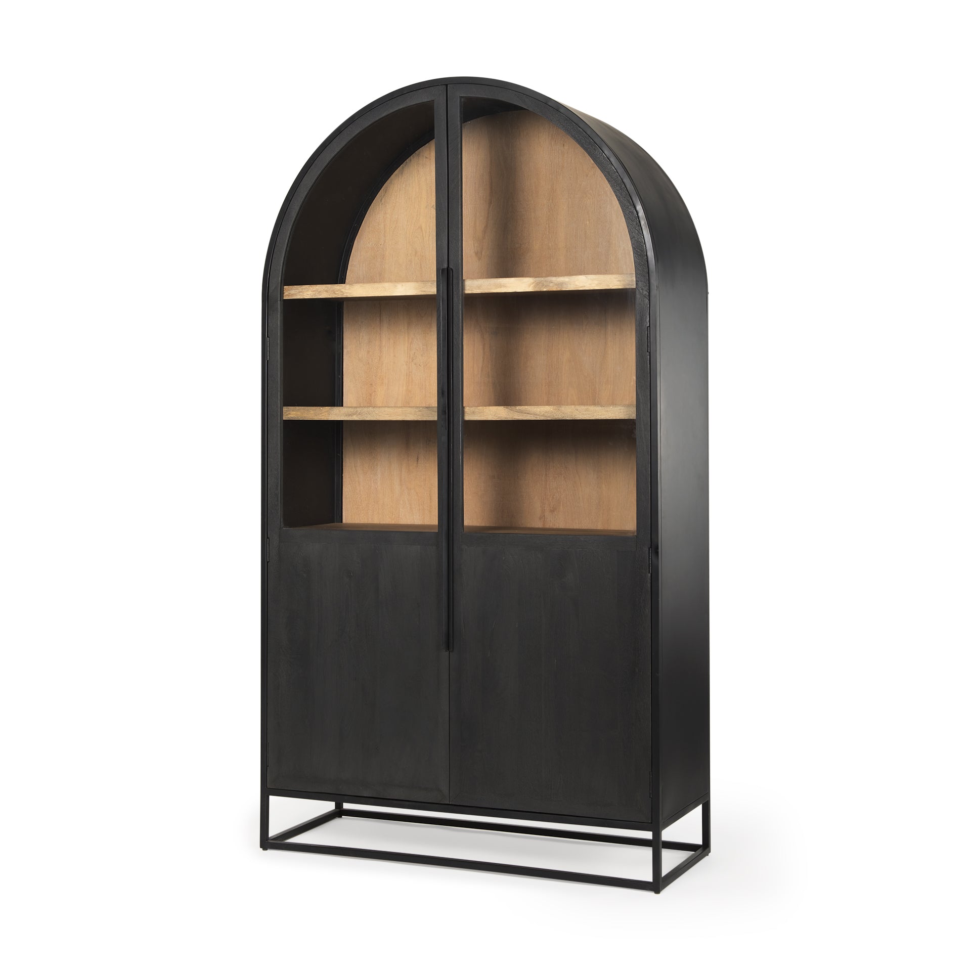 Sloan Wood with Black Metal Frame Arched Cabinet Tall Cabinets Mercana Black 85.5" , Black Friday Sale Mercana Furniture Sale, Old Bones Co, Mid Century Furniture Sale, Four Hands Furniture, Black Friday Sale Sloan Wood with Black Metal Frame Arched Cabinet,Gus Sale, Perigold Sloan Wood with Black Metal Frame Arched Cabinet Tall Cabinets Black Friday Sale , Perigold Sale Sloan Wood with Black Metal Frame Arched Cabinet,Sloan Wood with Black Metal Frame Arched Cabinet Lulu and Georgia, Burke Decor Sale Sloan