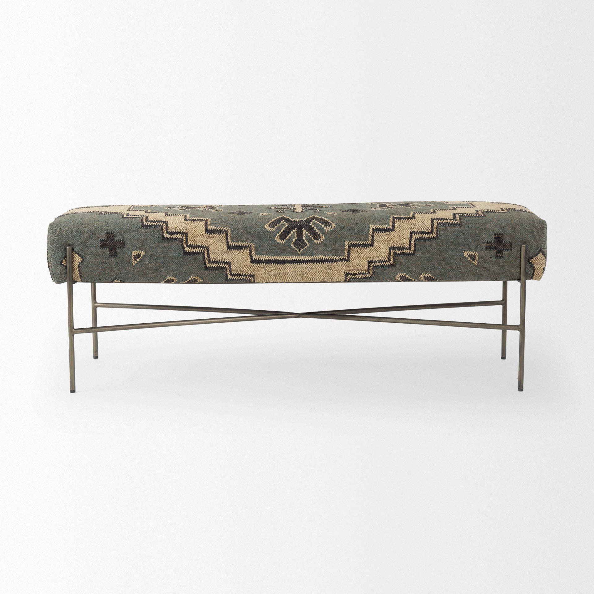 Avery I Multi Colored Upholstered Patterned Seat Accent Bench Benches Mercana , Black Friday Sale Mercana Furniture Sale, Old Bones Co, Mid Century Furniture Sale, Four Hands Furniture, Black Friday Sale Avery I Multi Colored Upholstered Patterned Seat Accent Bench,Gus Sale, Perigold Avery I Multi Colored Upholstered Patterned Seat Accent Bench Benches Black Friday Sale , Perigold Sale Avery I Multi Colored Upholstered Patterned Seat Accent Bench,Avery I Multi Colored Upholstered Patterned Seat Accent Bench