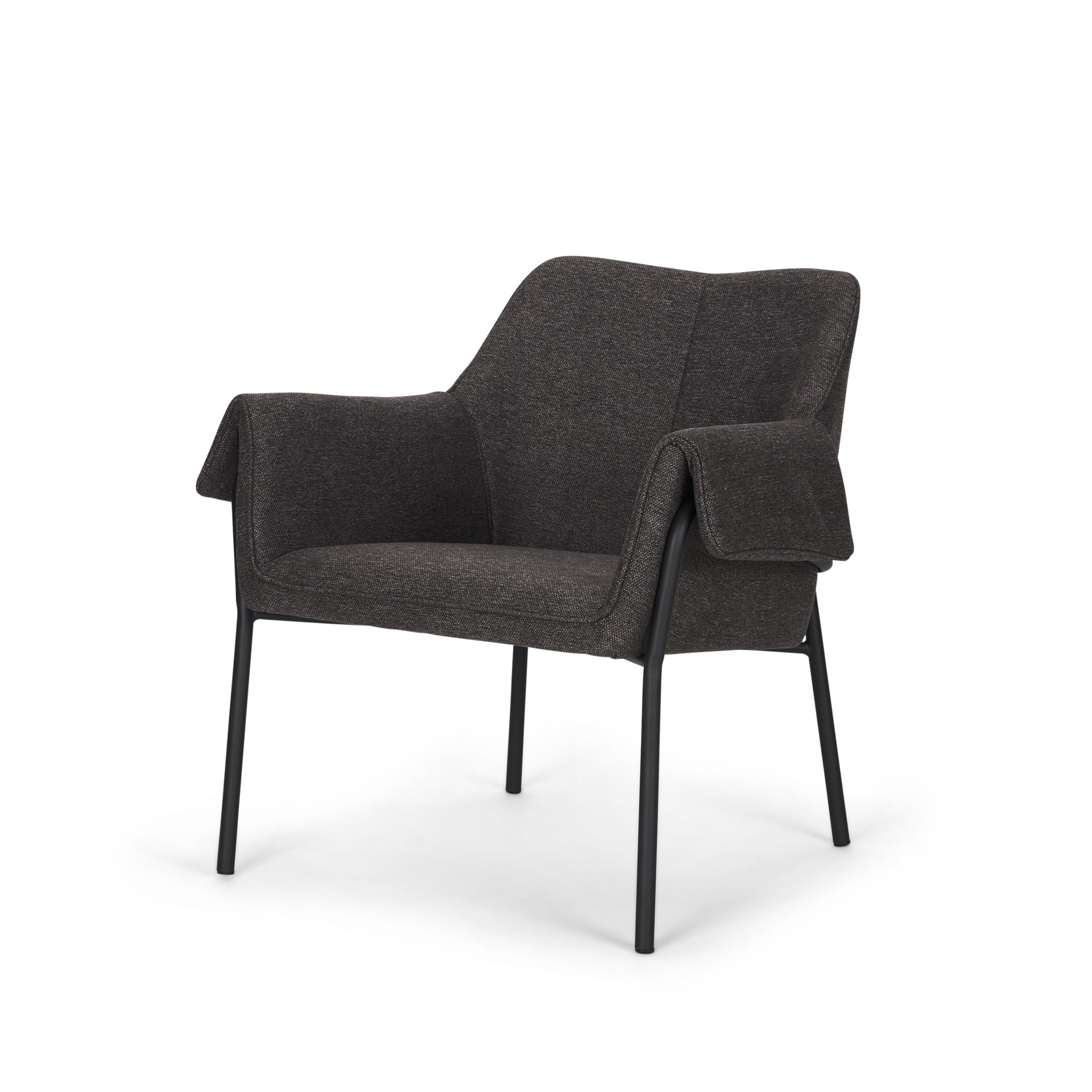 Brently Matte Black Metal Legs Accent Chair Accent Chairs Mercana Gray , Black Friday Sale Mercana Furniture Sale, Old Bones Co, Mid Century Furniture Sale, Four Hands Furniture, Black Friday Sale Brently Matte Black Metal Legs Accent Chair,Gus Sale, Perigold Brently Matte Black Metal Legs Accent Chair Accent Chairs Black Friday Sale , Perigold Sale Brently Matte Black Metal Legs Accent Chair,Brently Matte Black Metal Legs Accent Chair Lulu and Georgia, Burke Decor Sale Brently Matte Black Metal Legs Accent