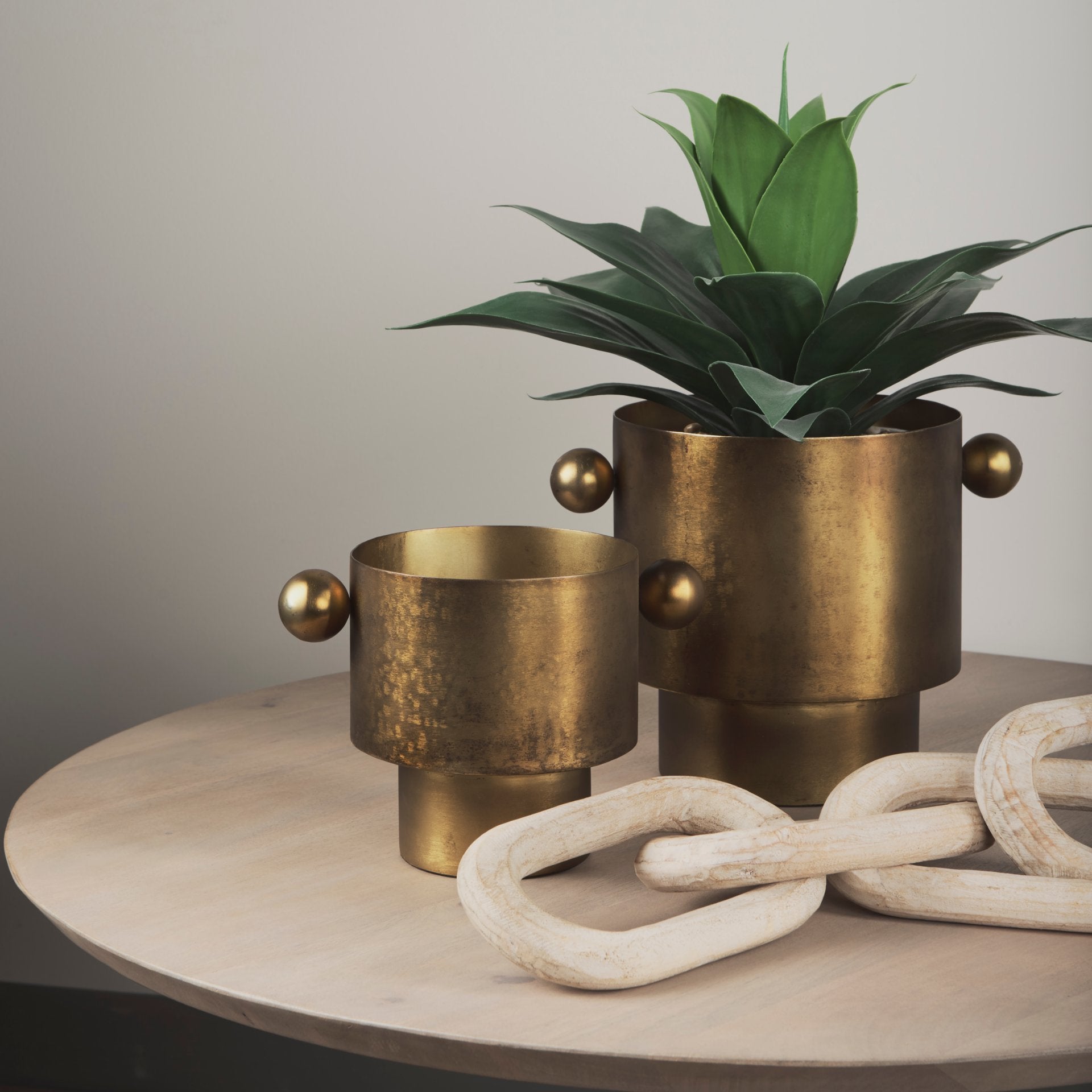 Juno Gold Iron Vase
