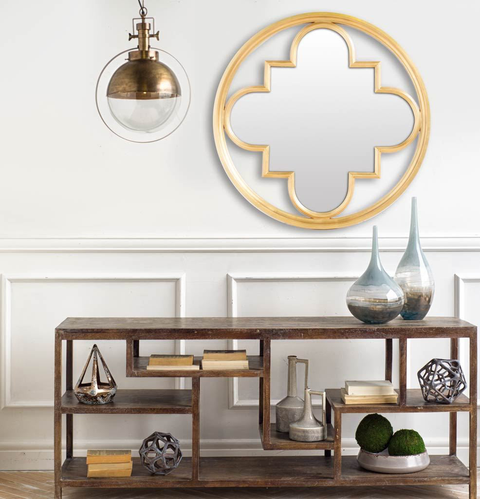Leighton I Gold Toned Metal Spherical Pendant Light