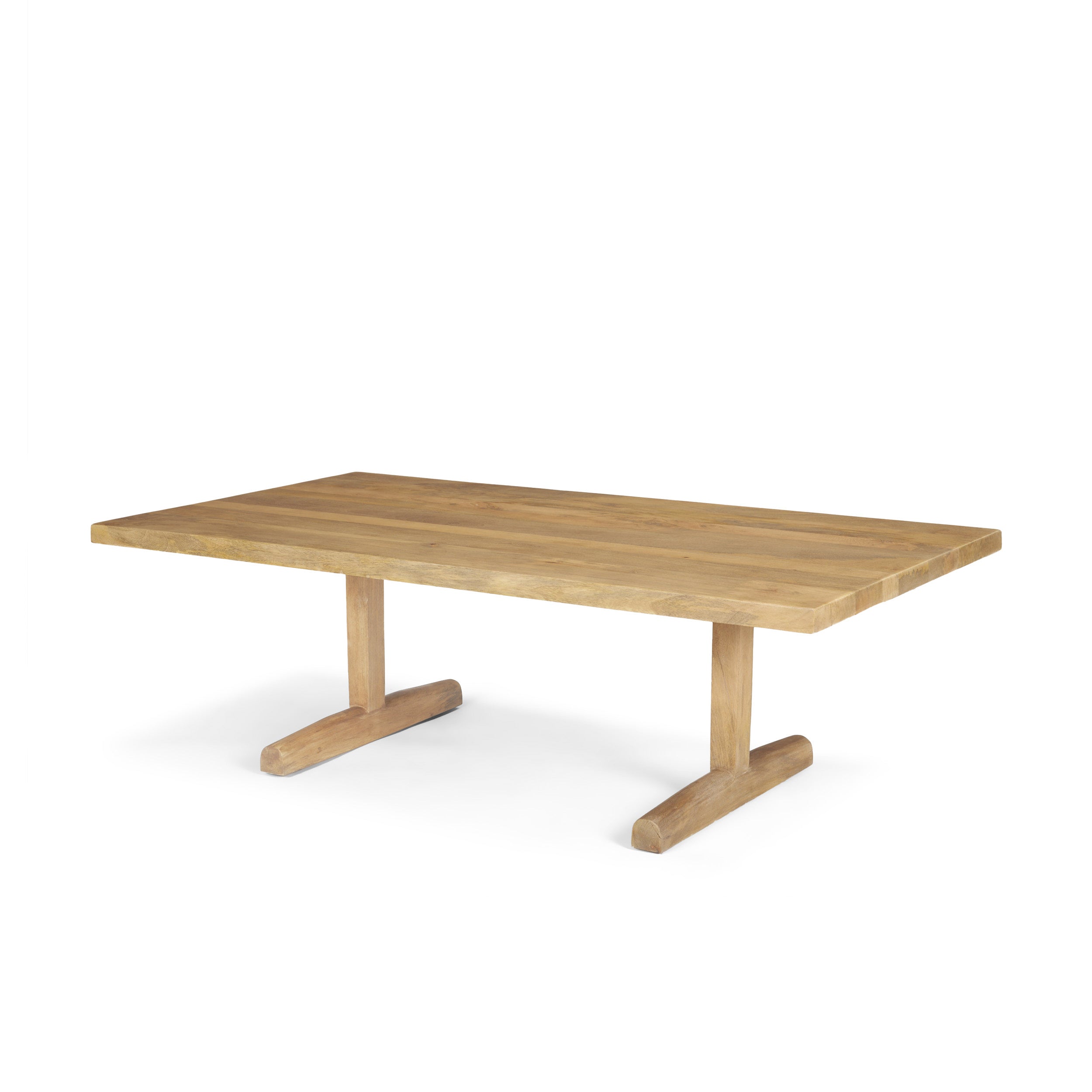 Viktor 55"L Solid Wood Coffee Table