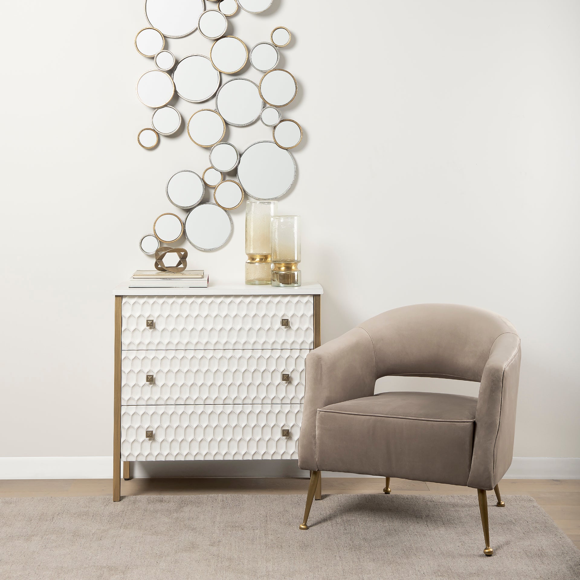 Savannah White Fir Veneer with Gold Metal 3-Drawer Accent Cabinet Credenzas & Sideboards Mercana , Black Friday Sale Mercana Furniture Sale, Old Bones Co, Mid Century Furniture Sale, Four Hands Furniture, Black Friday Sale Savannah White Fir Veneer with Gold Metal 3-Drawer Accent Cabinet,Gus Sale, Perigold Savannah White Fir Veneer with Gold Metal 3-Drawer Accent Cabinet Credenzas & Sideboards Black Friday Sale , Perigold Sale Savannah White Fir Veneer with Gold Metal 3-Drawer Accent Cabinet,Savannah White 