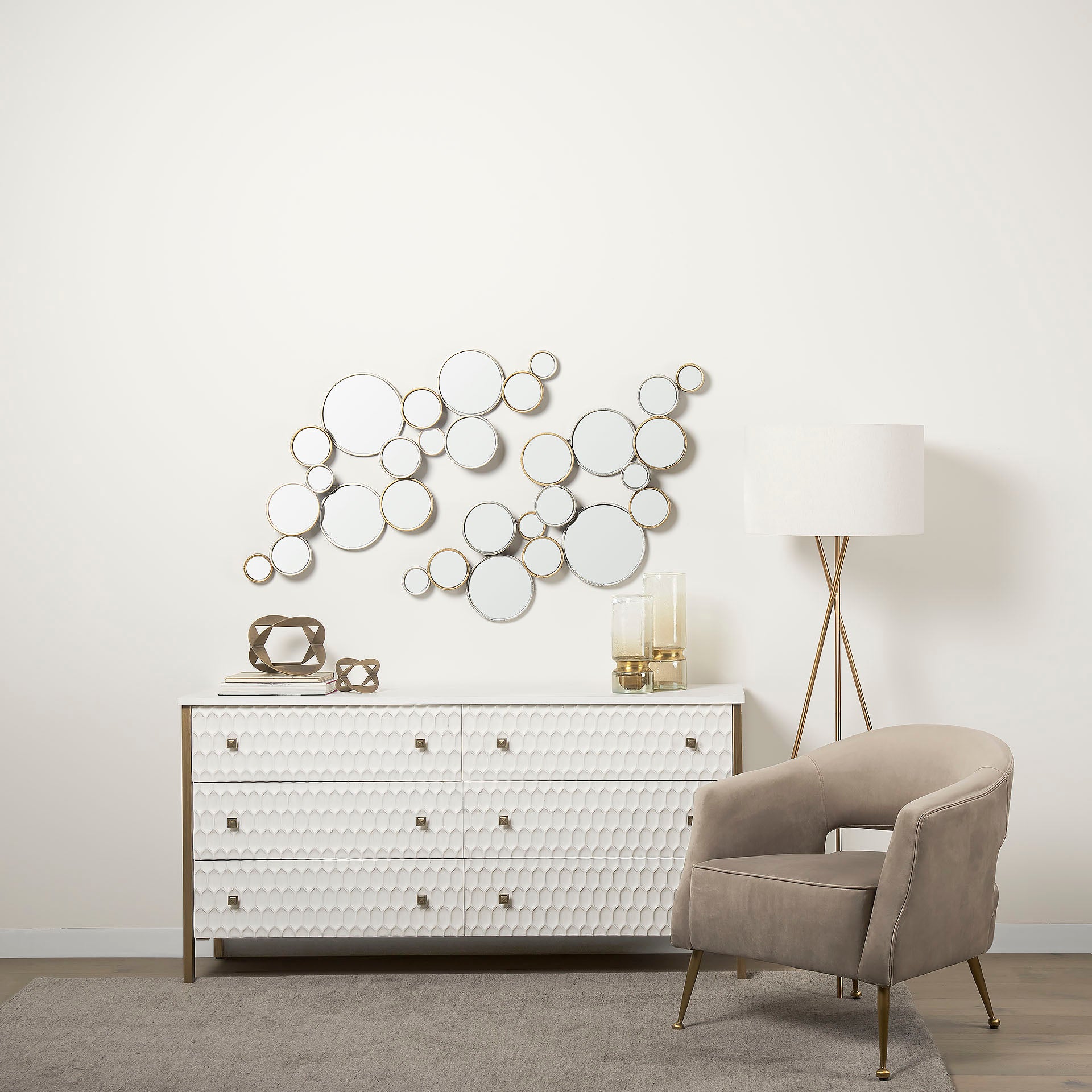 Savannah White Fir Veneer with Gold Metal Accents 6-Drawer Sideboard Credenzas & Sideboards Mercana , Black Friday Sale Mercana Furniture Sale, Old Bones Co, Mid Century Furniture Sale, Four Hands Furniture, Black Friday Sale Savannah White Fir Veneer with Gold Metal Accents 6-Drawer Sideboard,Gus Sale, Perigold Savannah White Fir Veneer with Gold Metal Accents 6-Drawer Sideboard Credenzas & Sideboards Black Friday Sale , Perigold Sale Savannah White Fir Veneer with Gold Metal Accents 6-Drawer Sideboard,Sav